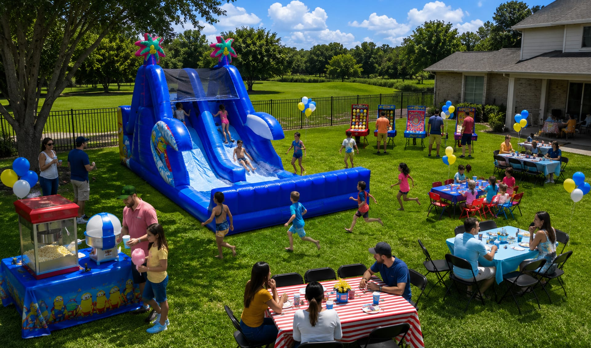 Minions Inflatable Water Slide Despicable Me Minions Parties