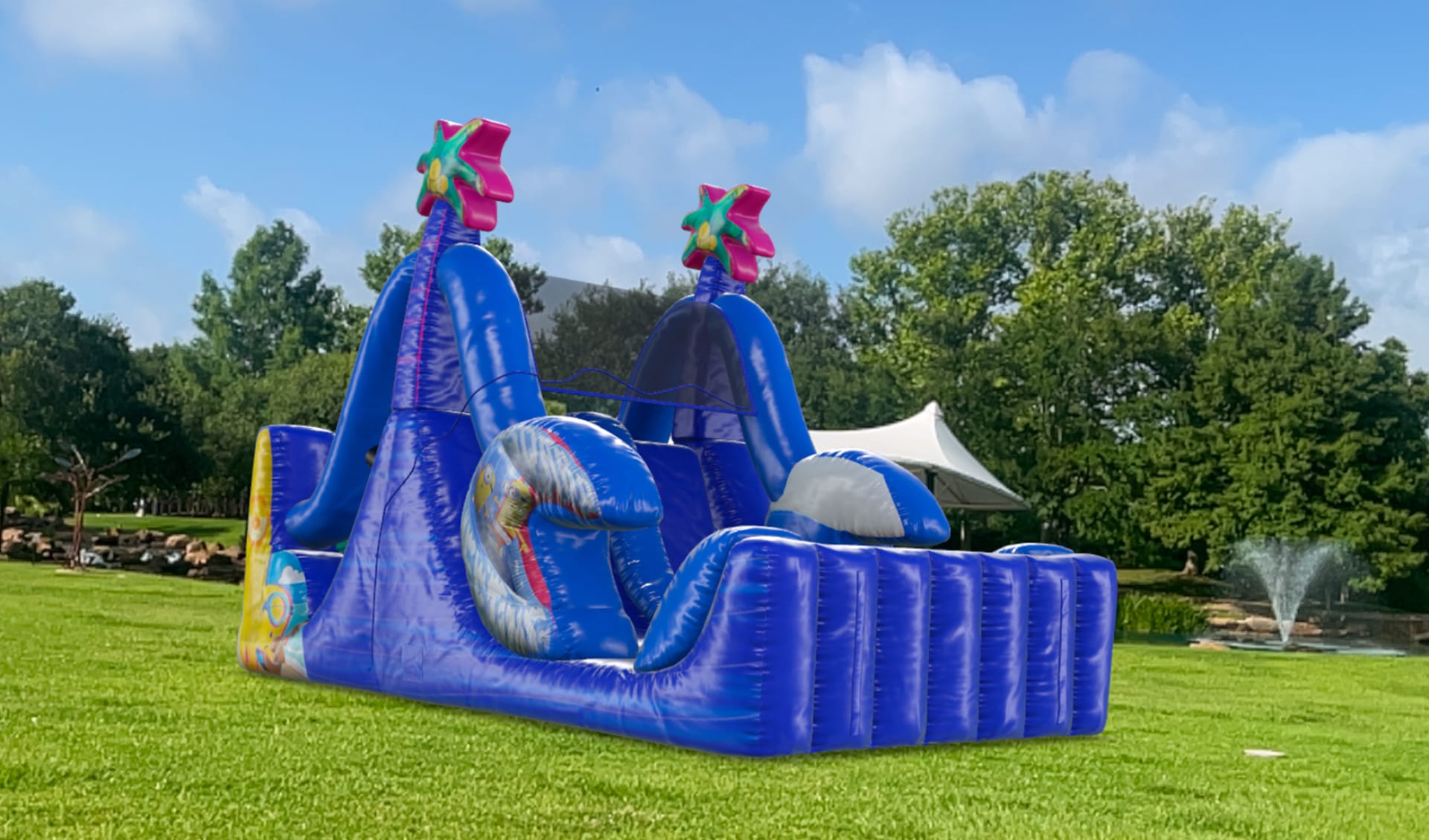 Minions Inflatable Water Slide Despicable Me Parties 2