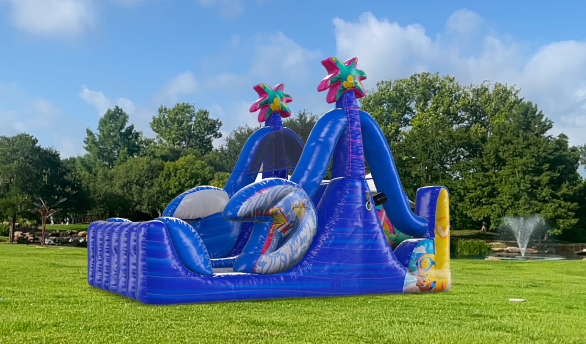 Minions Inflatable Water Slide Despicable Me Parties 1