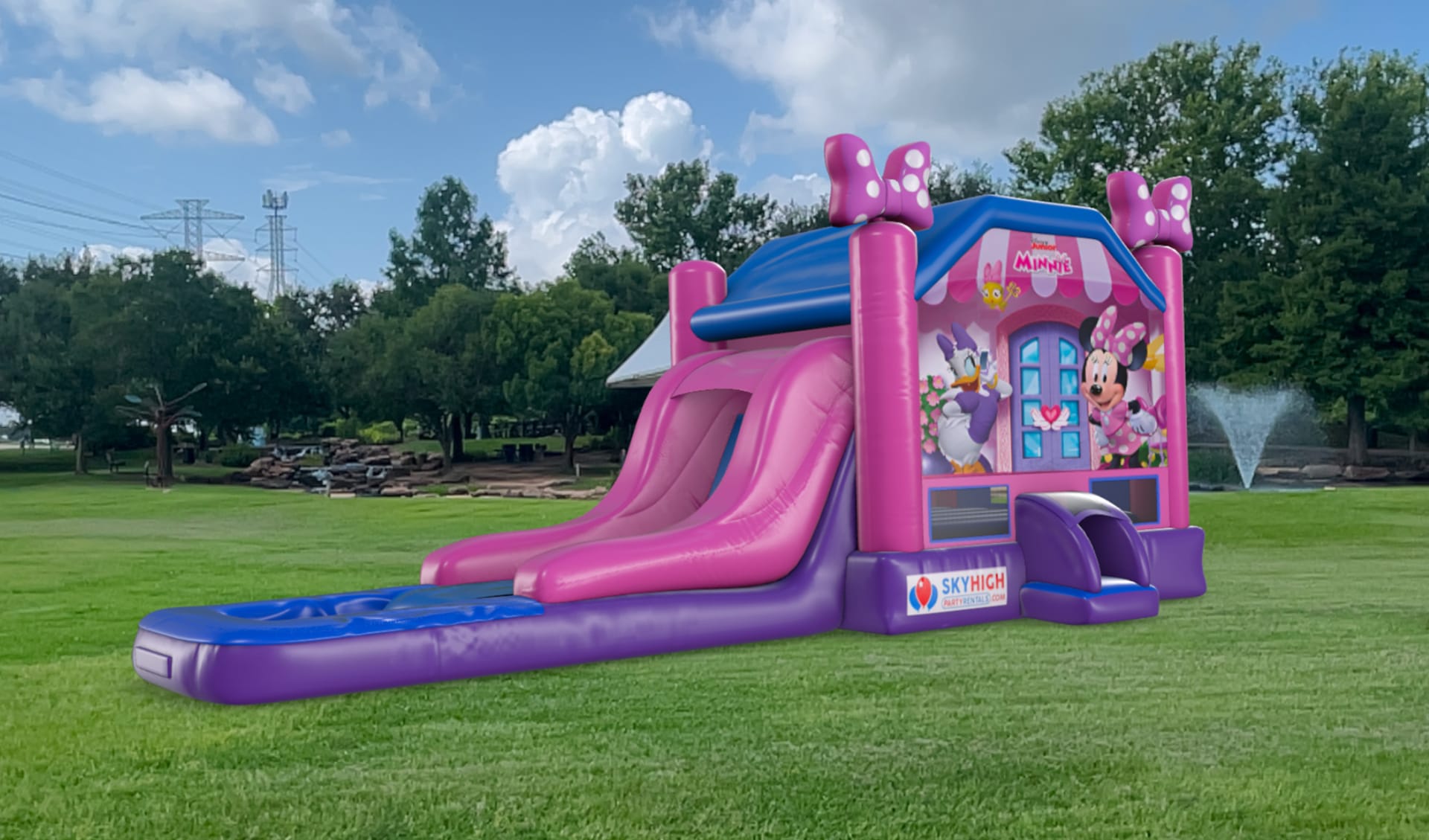 Minnie Mouse Inflatable Water Slide Rentals 