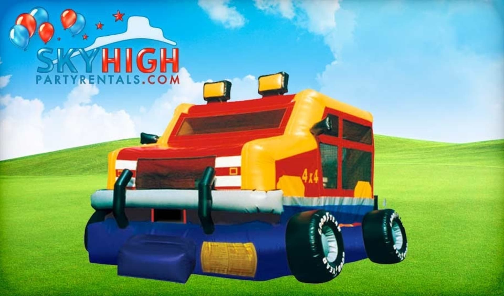Monster Truck Bounce House Rental