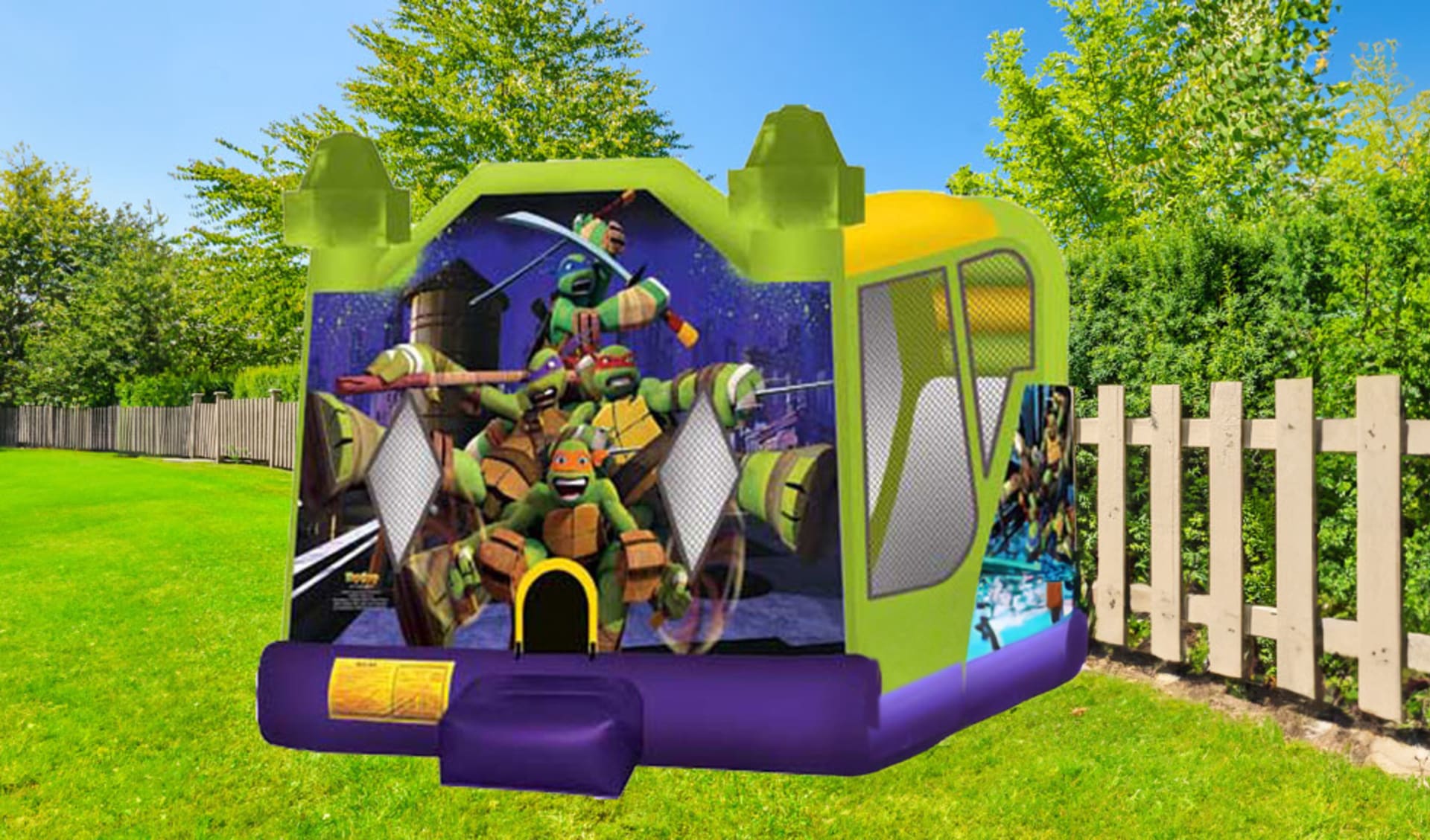 Teenage Mutant Ninja Turtles Bounce House