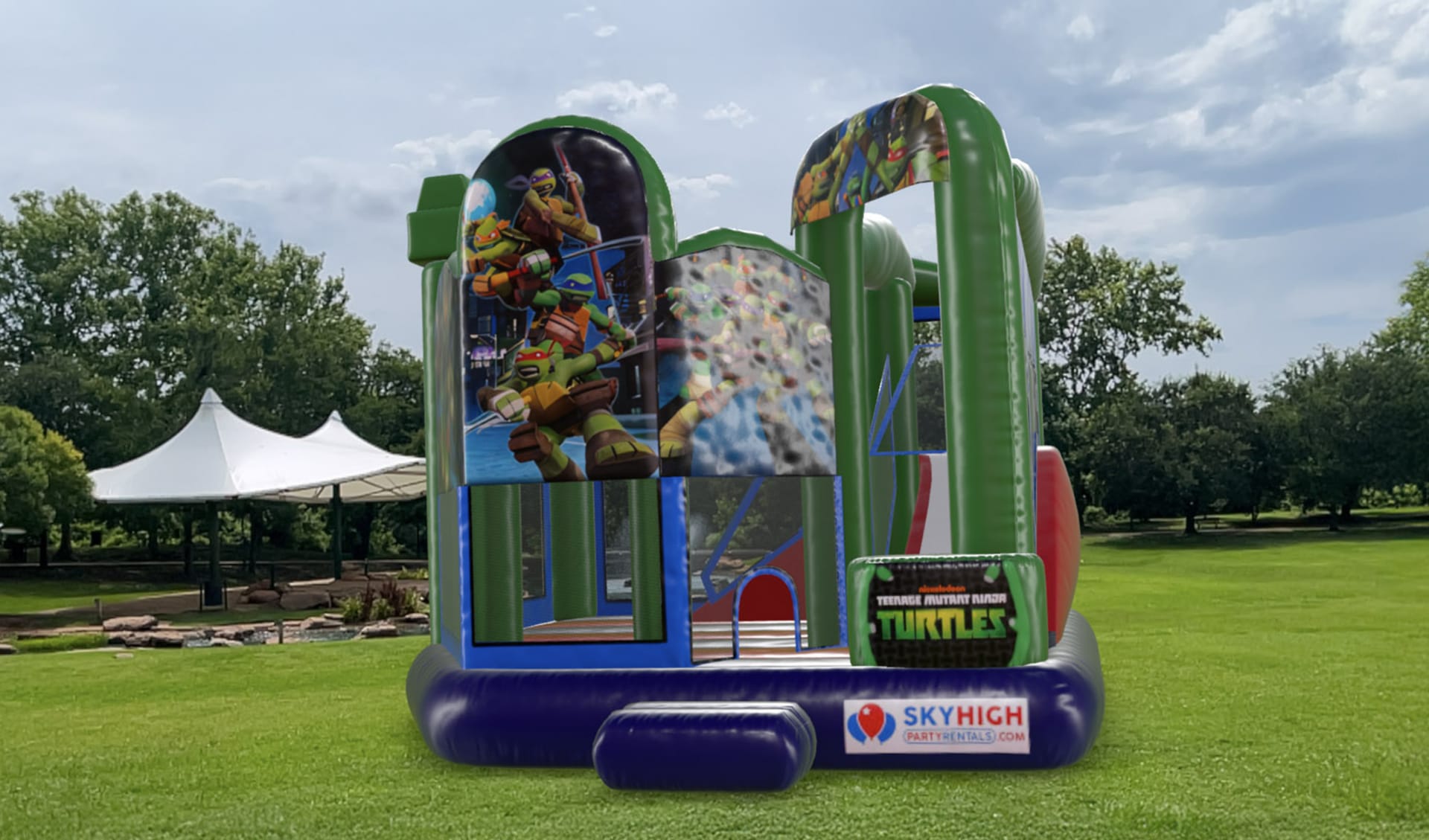 Ninja Turtles 5in1 Bounce House Rentals Inflatable