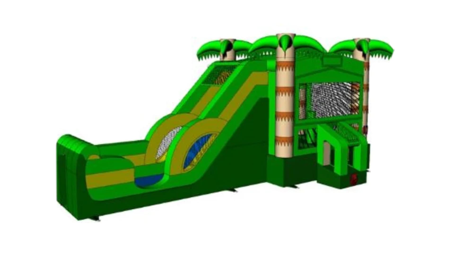Palm Tree Water Slide Combo