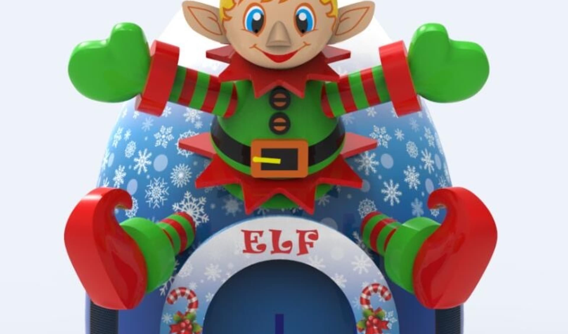 Christmas Elf Jump Castle