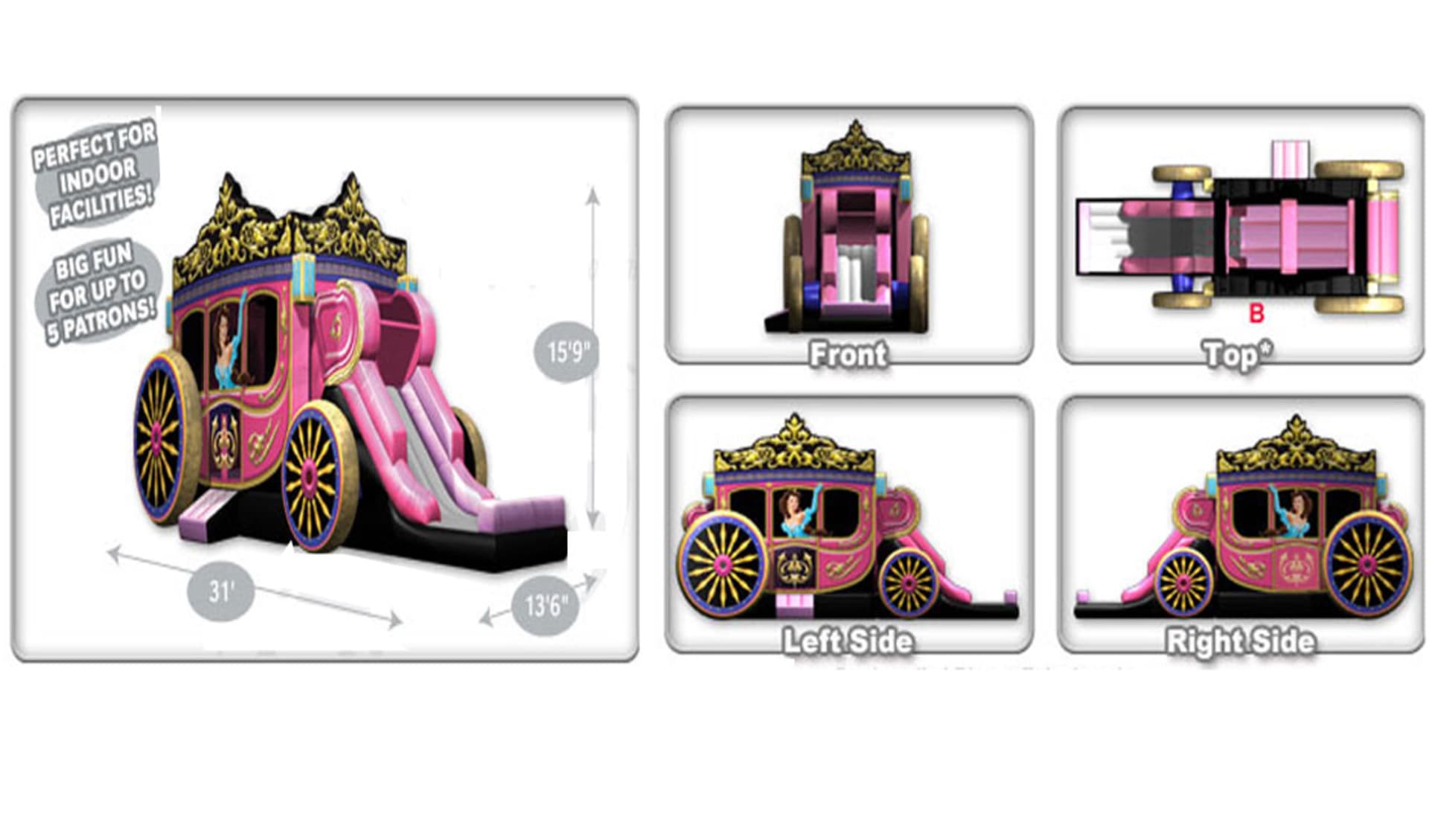 Princess Bounce House Schematics