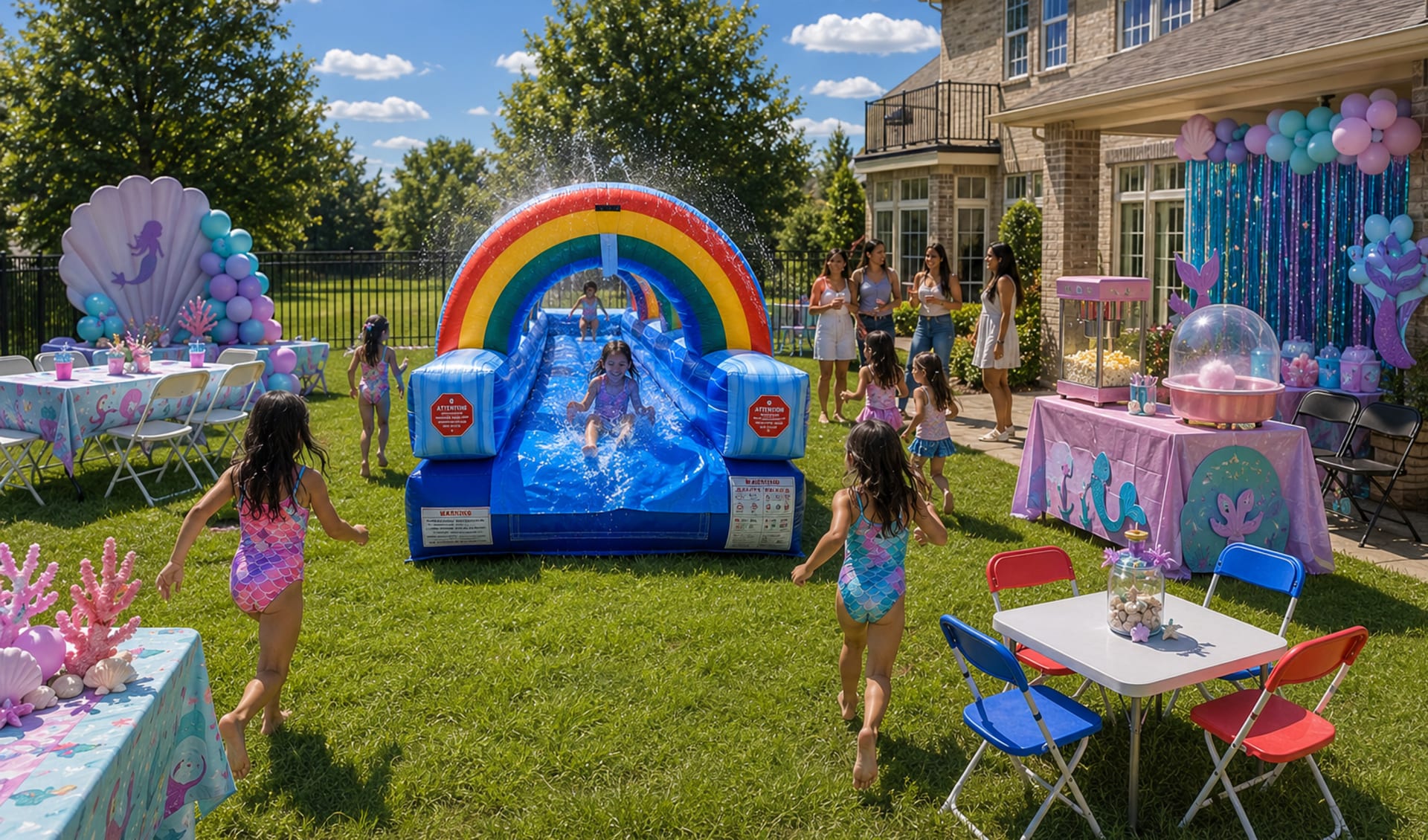 Rainbow Slip Slide Rental