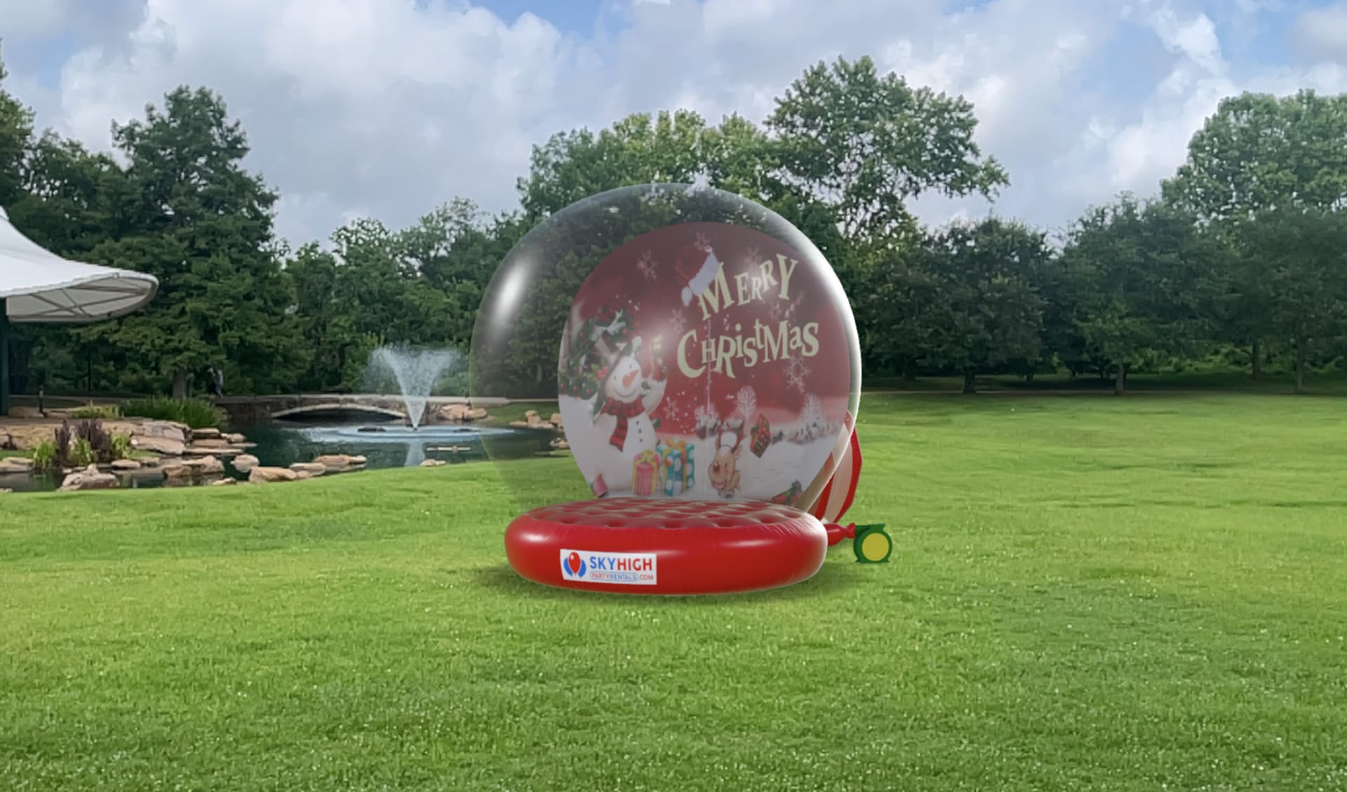 Christmas Inflatable Snow globe