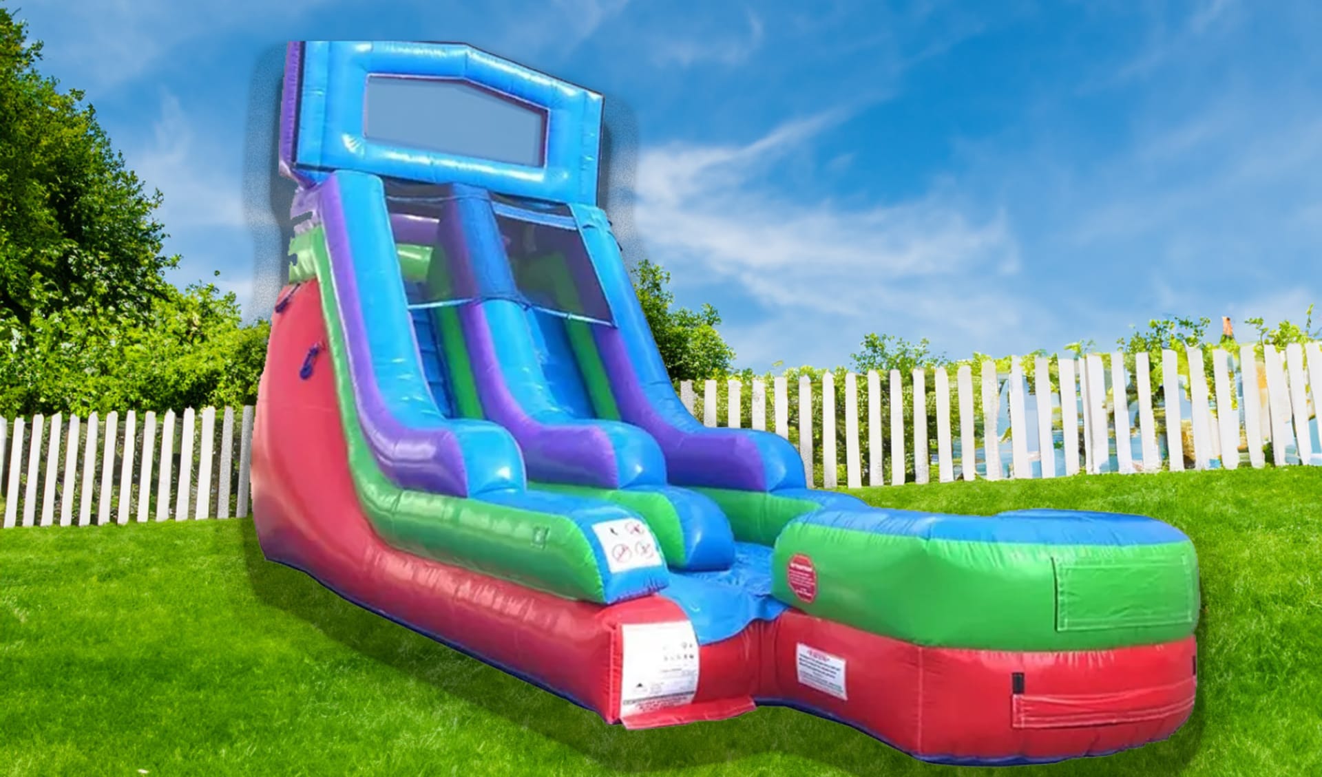 15ft Trolls Retro Waterslide
