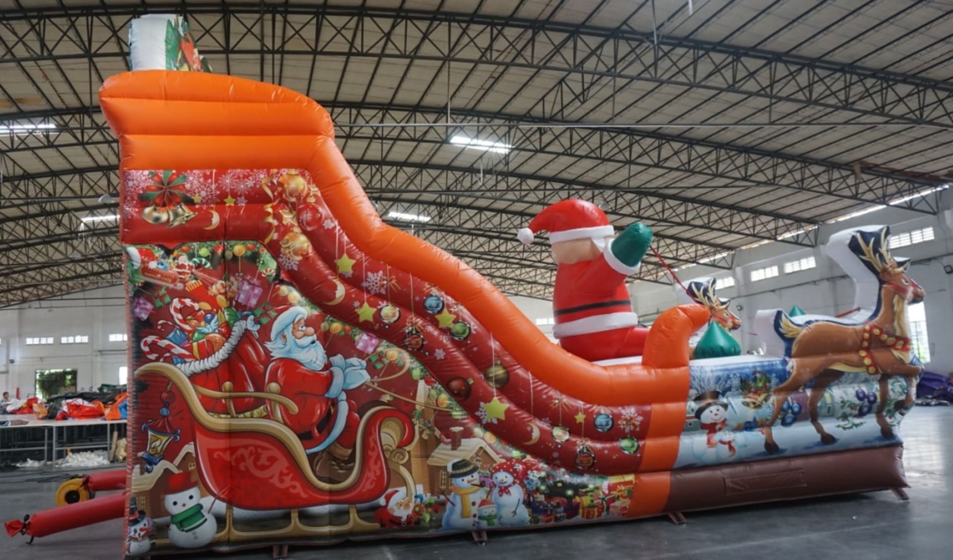 Dual Lane Inflatable Slide