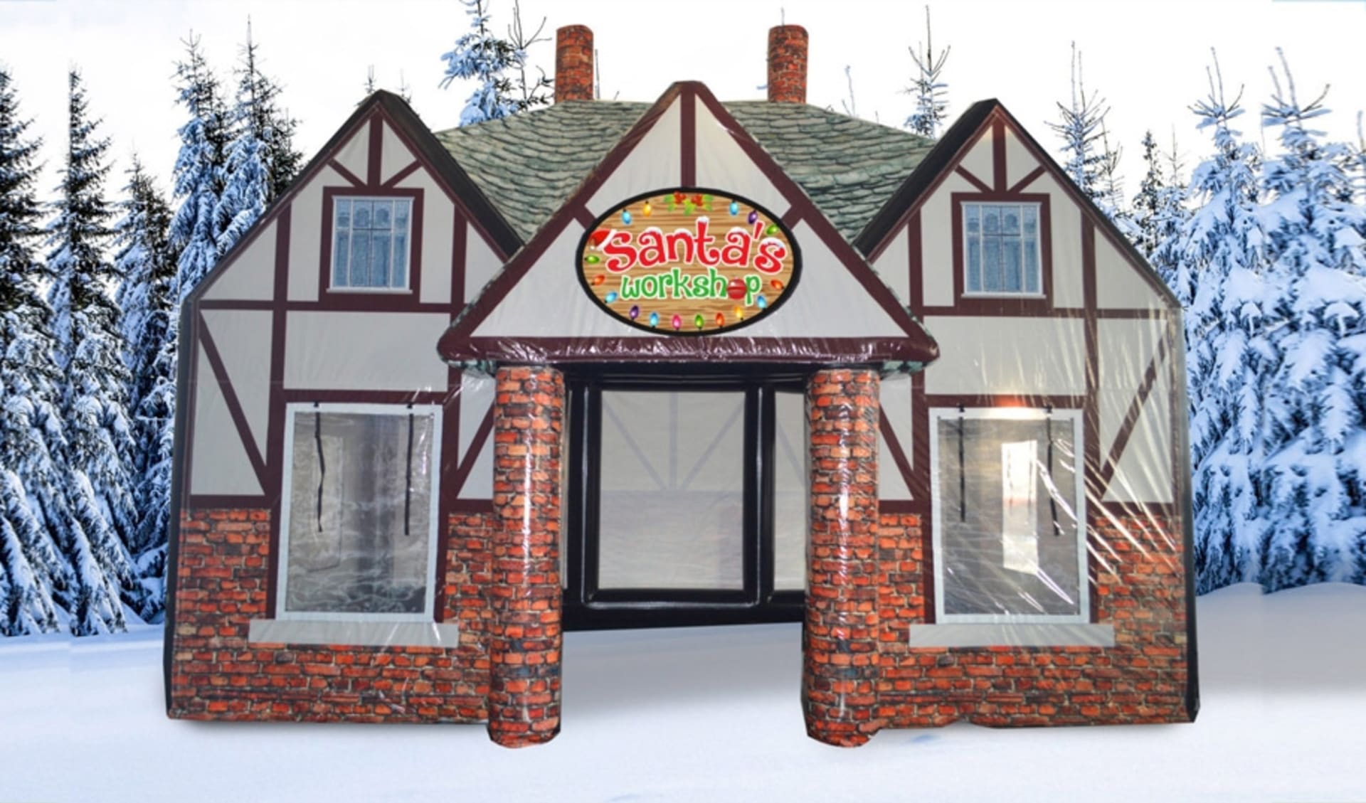 Inflatable Santas Workshop