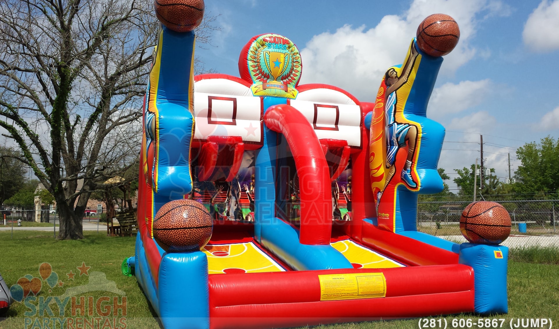 shooting stars basketball rental