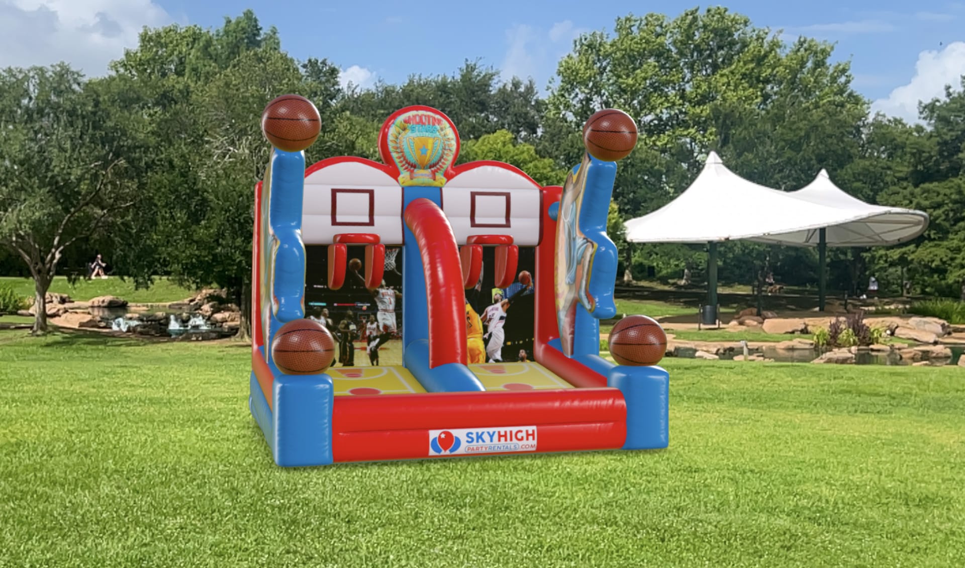 Inflatable Basketball Shootout