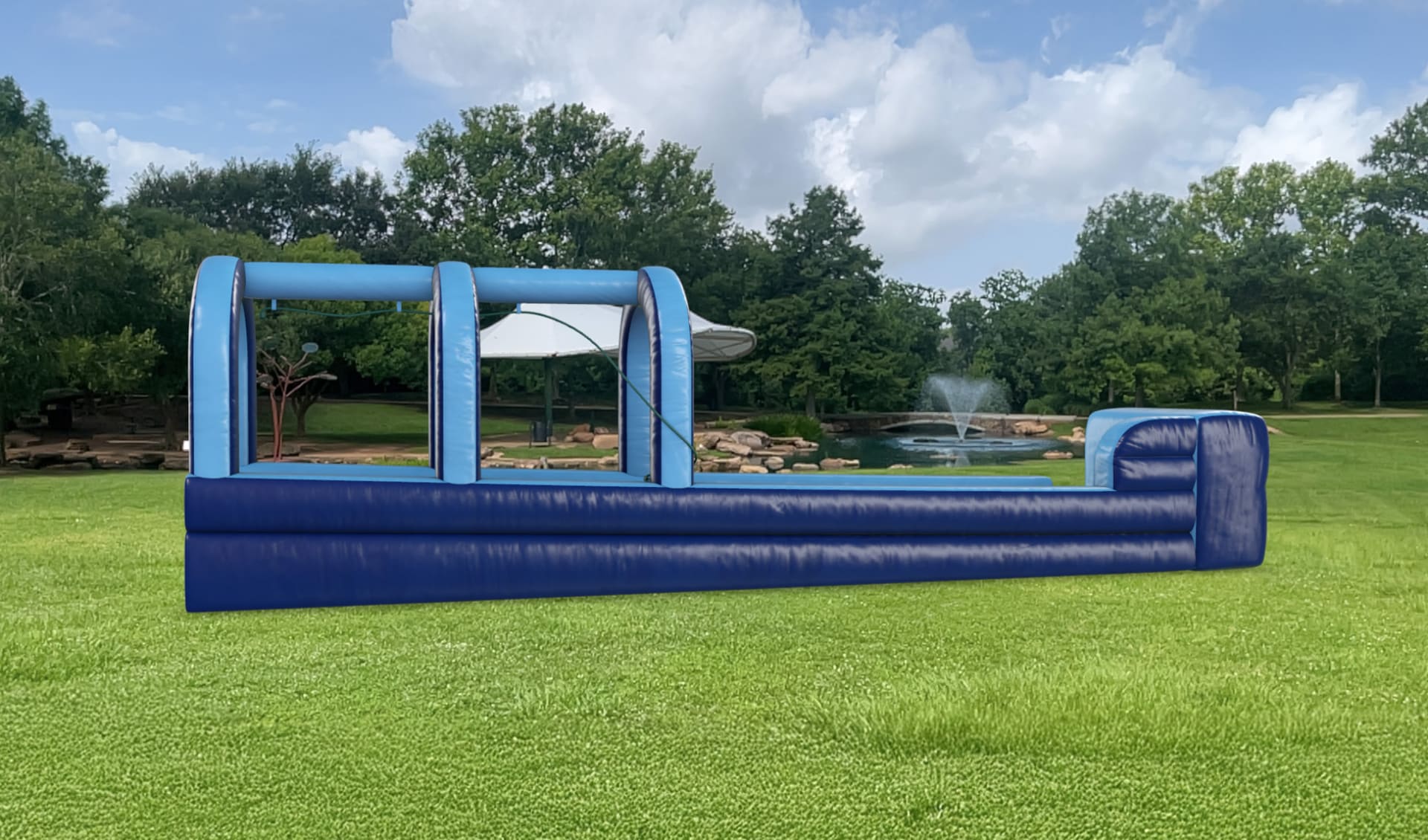 Super slip and slide water slide rental