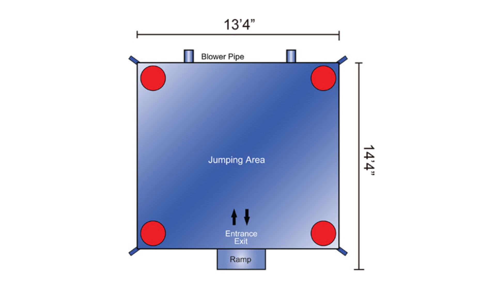 Sofia the First Bounce House Schematics