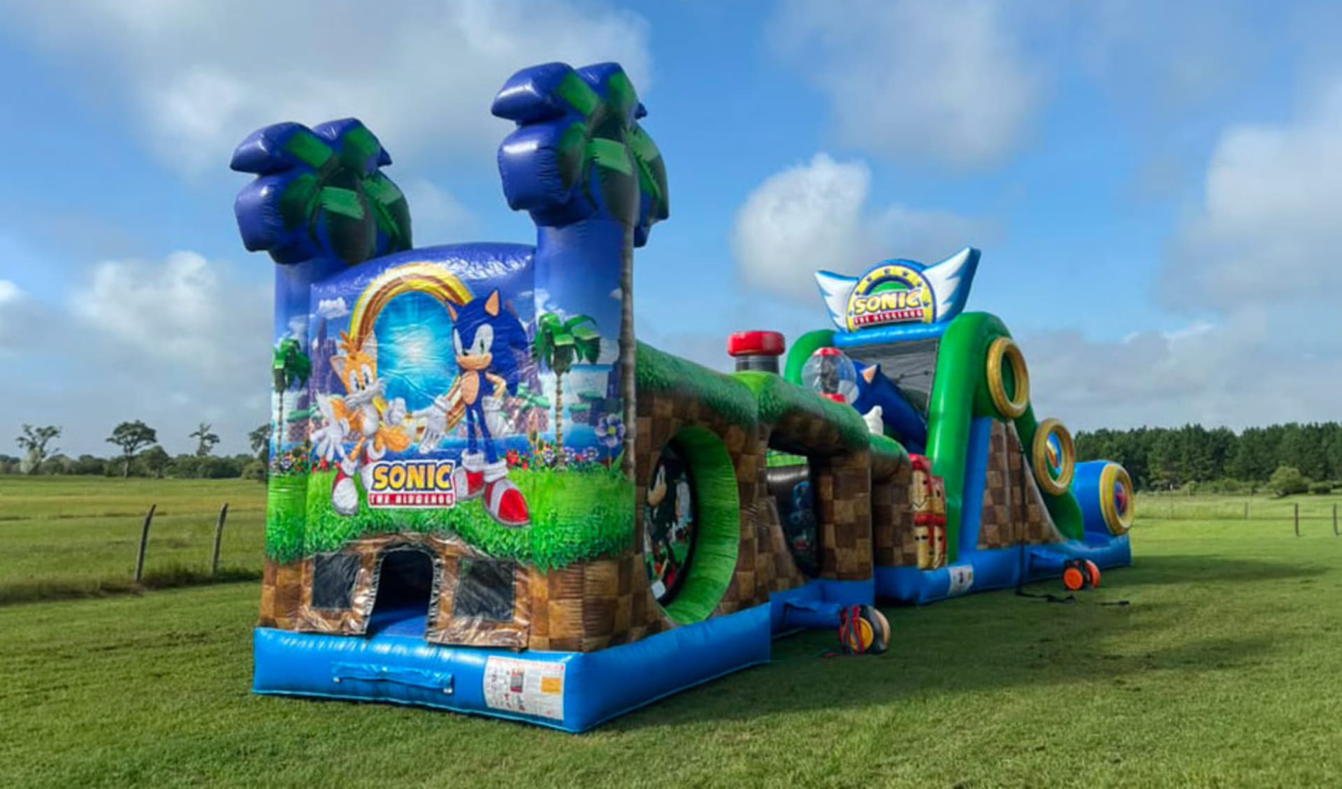 50ft sonic obstacle course rental near me