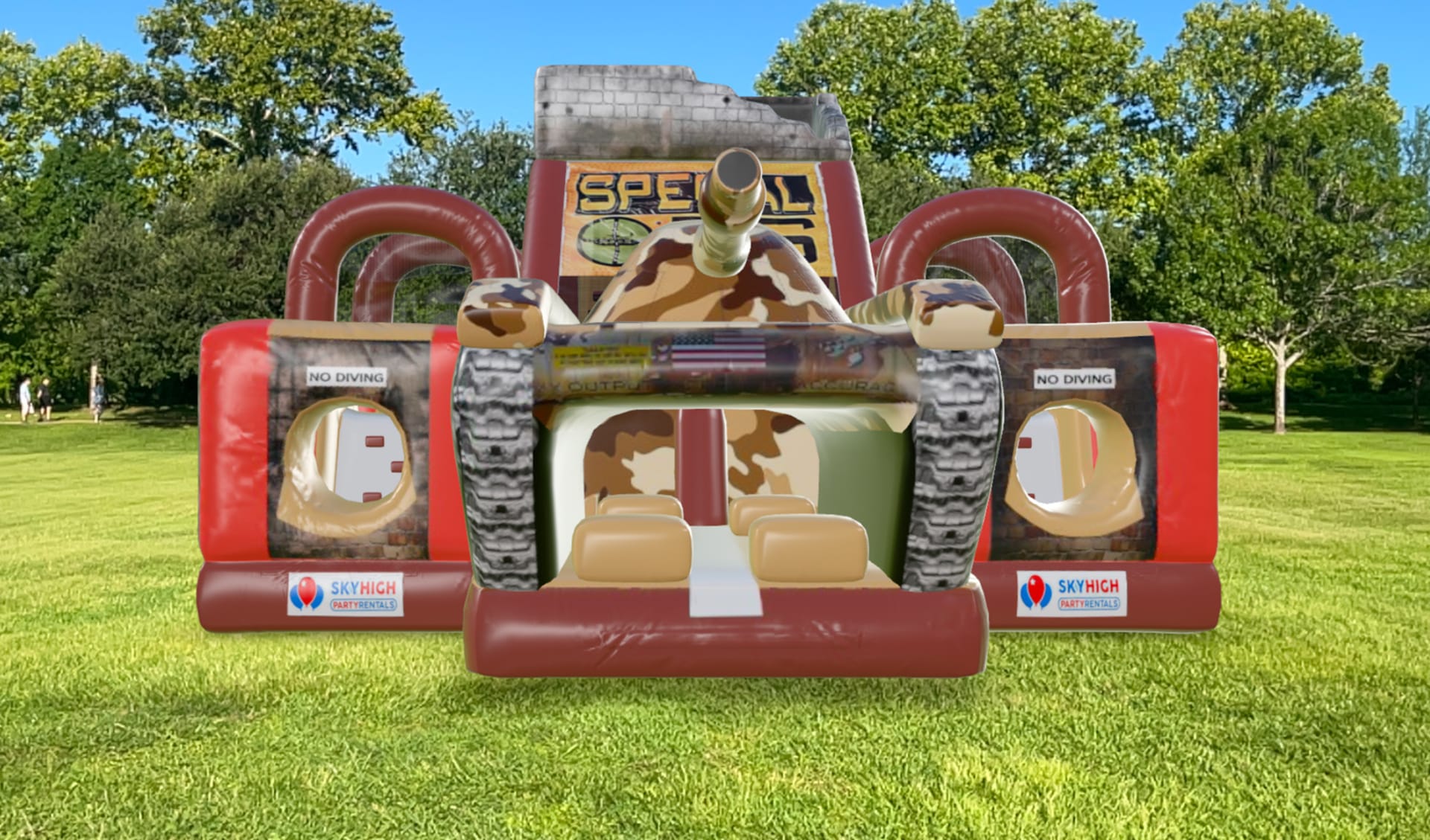 Huge Special Ops Tank Obstacle Course Rentals