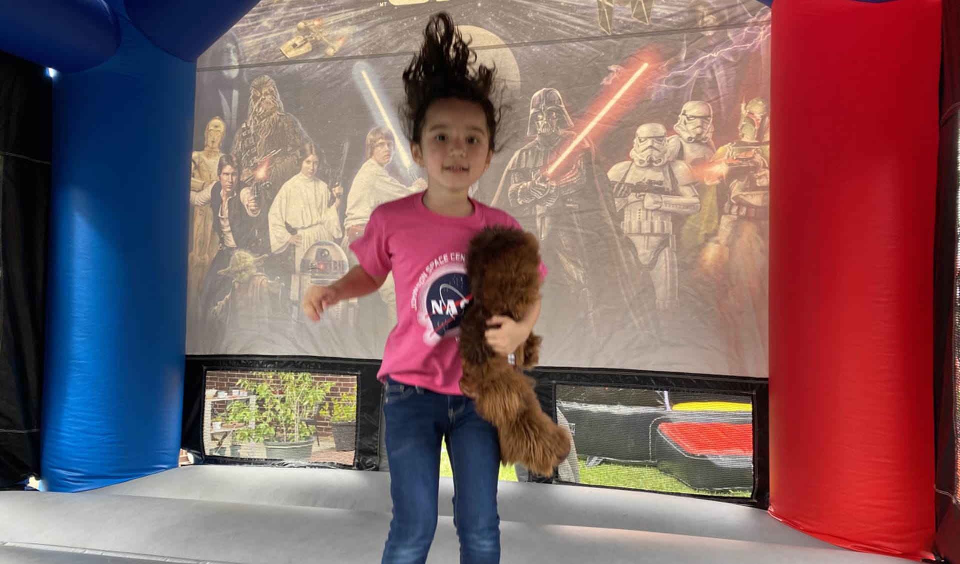 Star Wars inside the bouncer