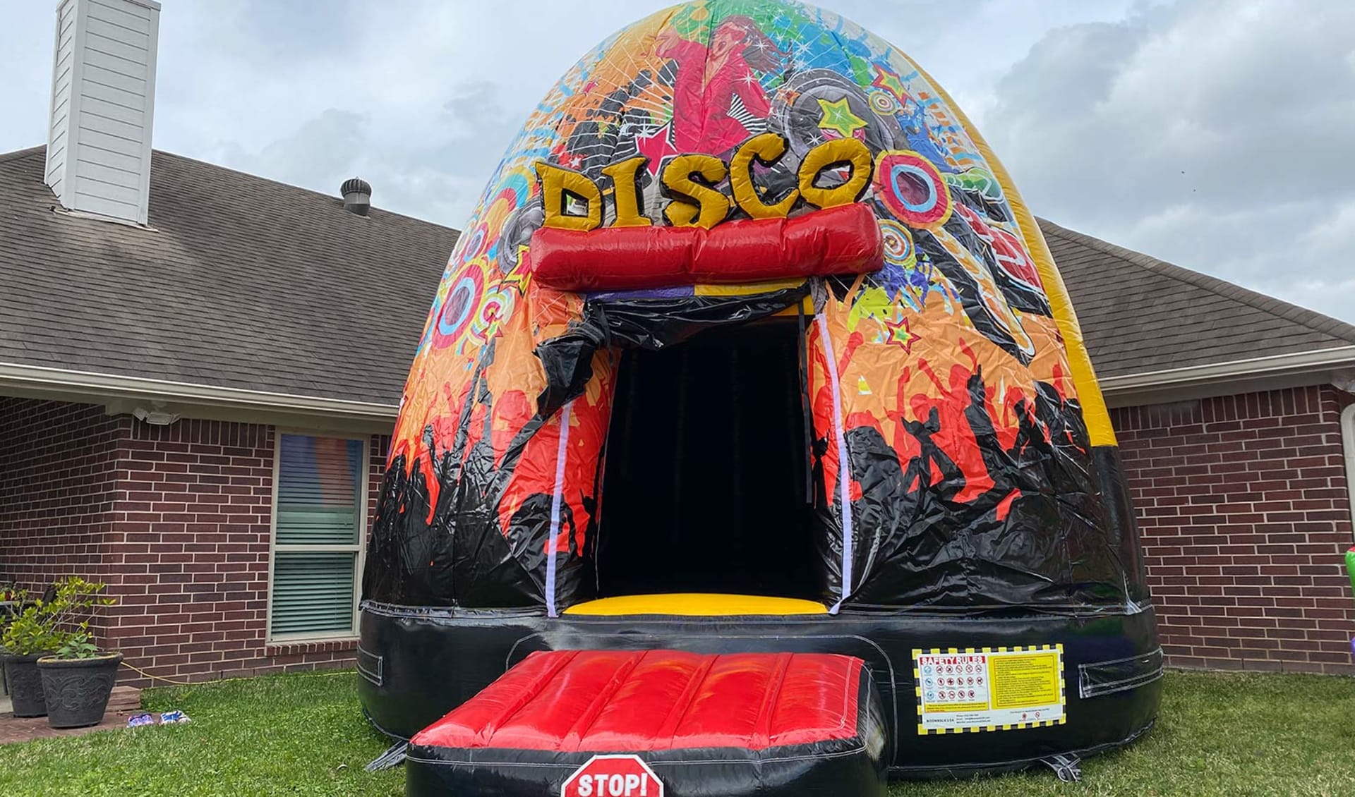 Disco Dome Jump House Moonwalk