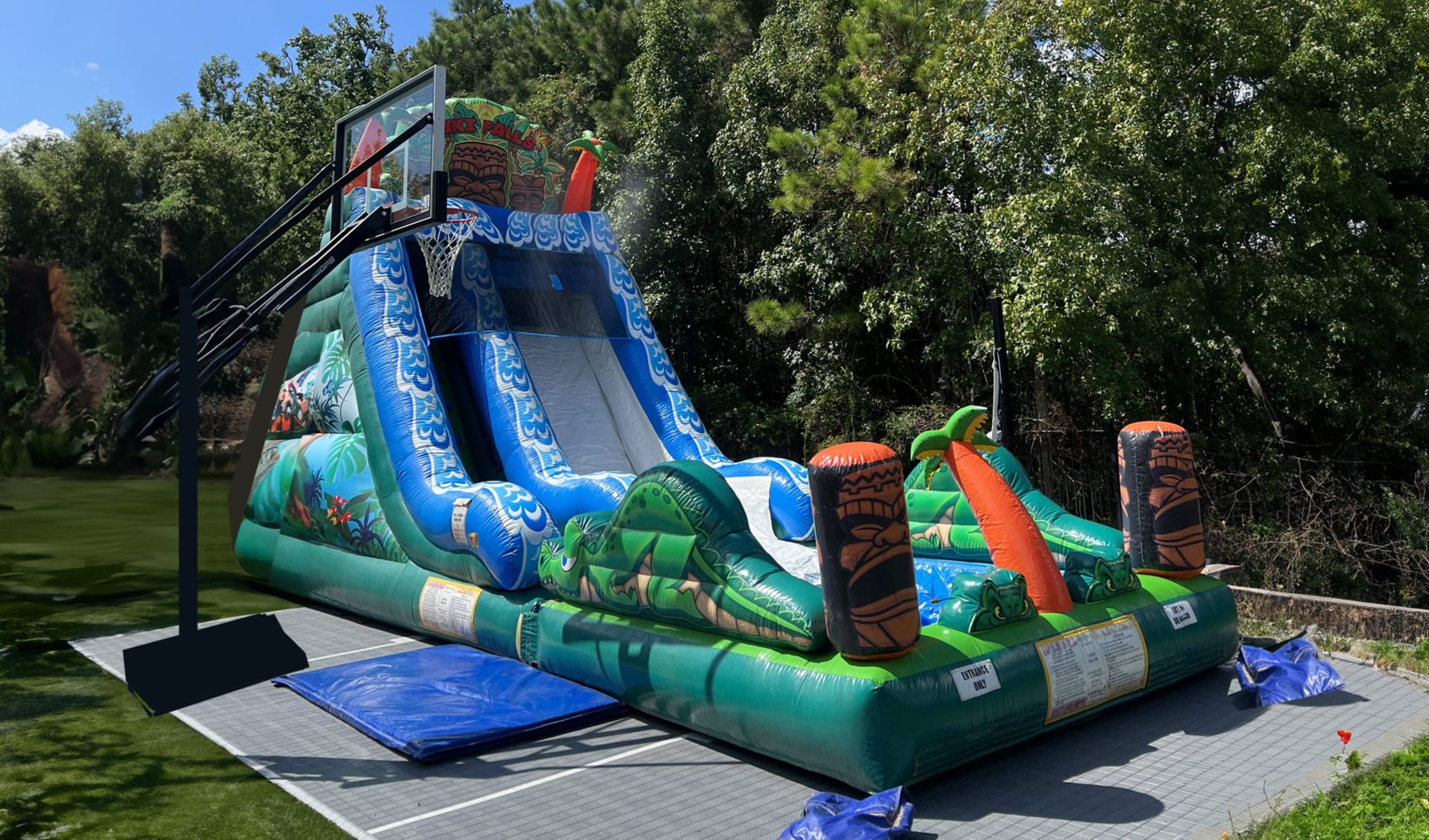 Tiki Falls Water Slide for Rent