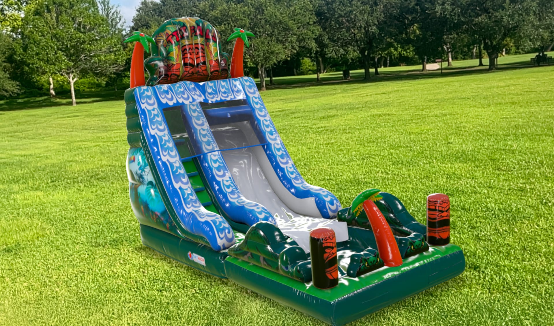 Tiki Falls Water Slide 3d Render Picture 6