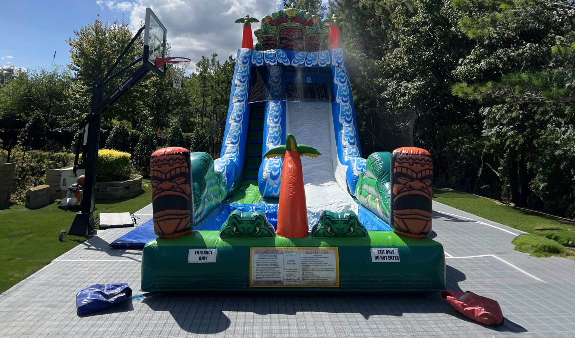 Tiki Falls Water Slide for Rent