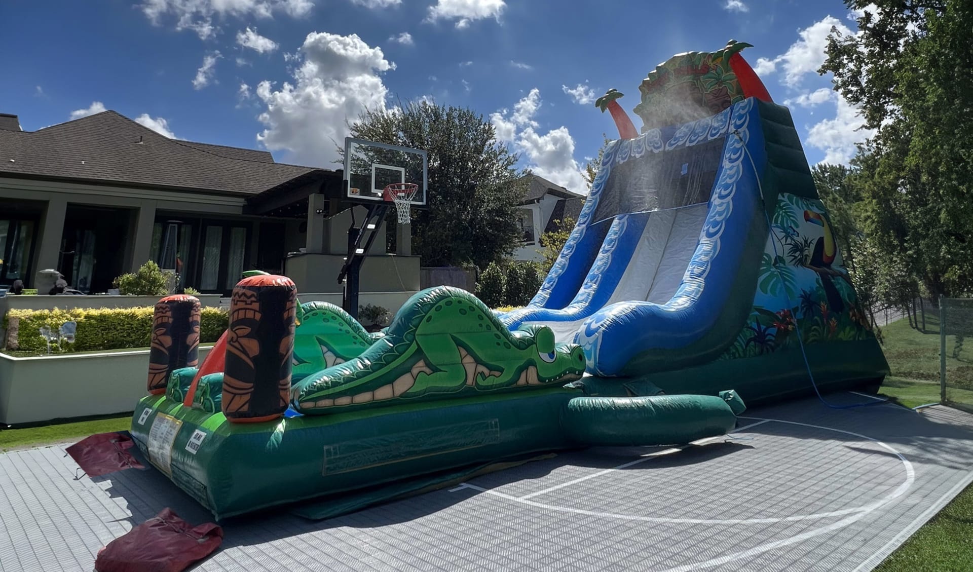 Rent a Tiki Falls Water Slide