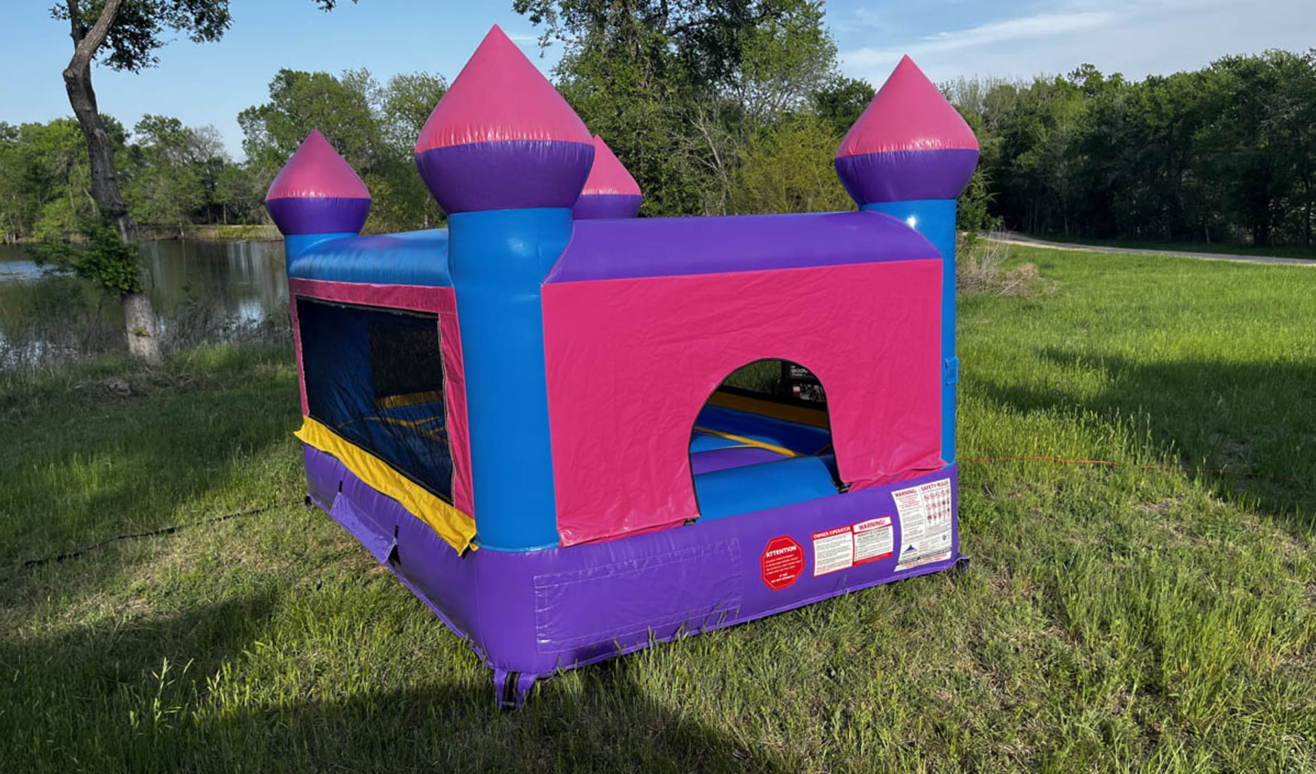 Tiny Pink Indoor Short Bounce House