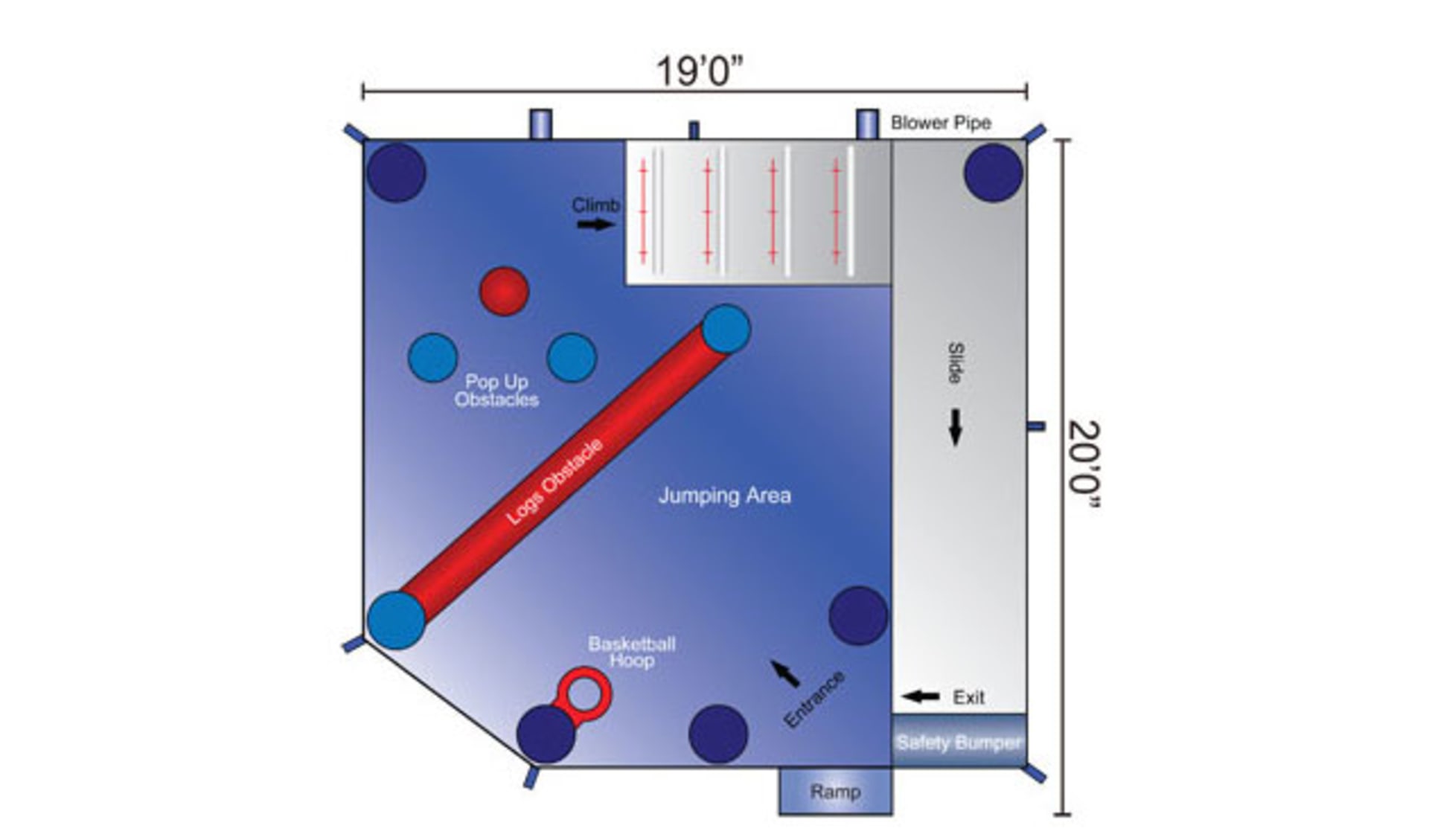 Inside Schematics Disney Princess Bouncer