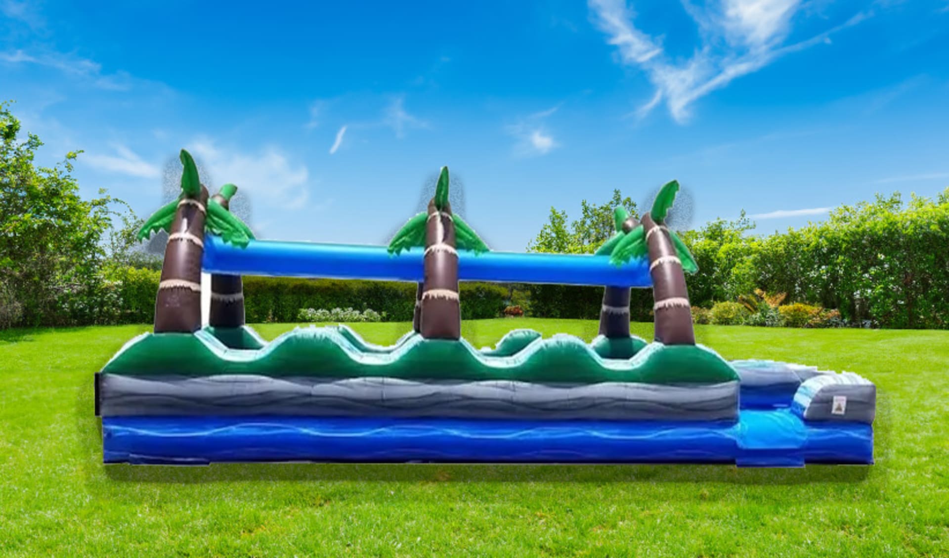 35ft Palm Tree Slip Water Slide Rentals Water Slide