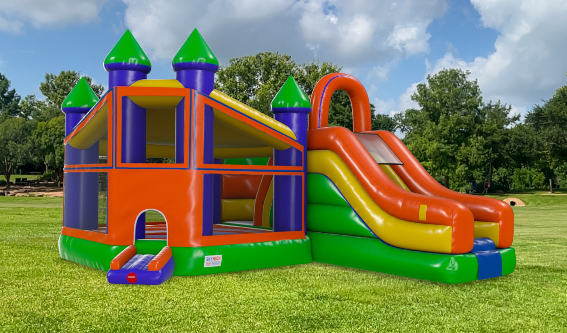 Ultimate 3in1 Bounce House Combo Rentals