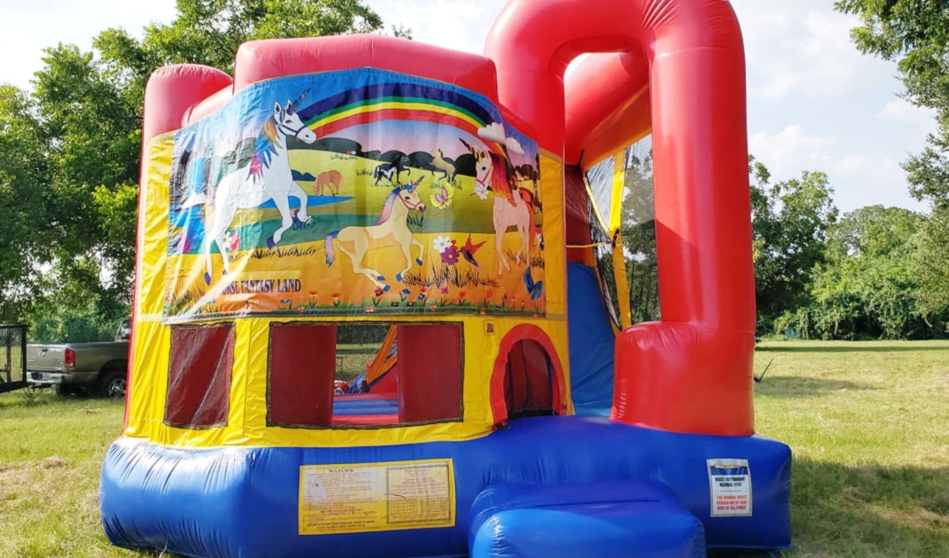 4in1 Unicorn Bounce House Rental