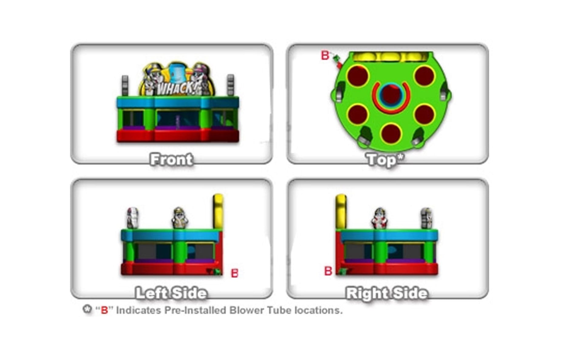 Whack a Mole Party Rentals Schematics