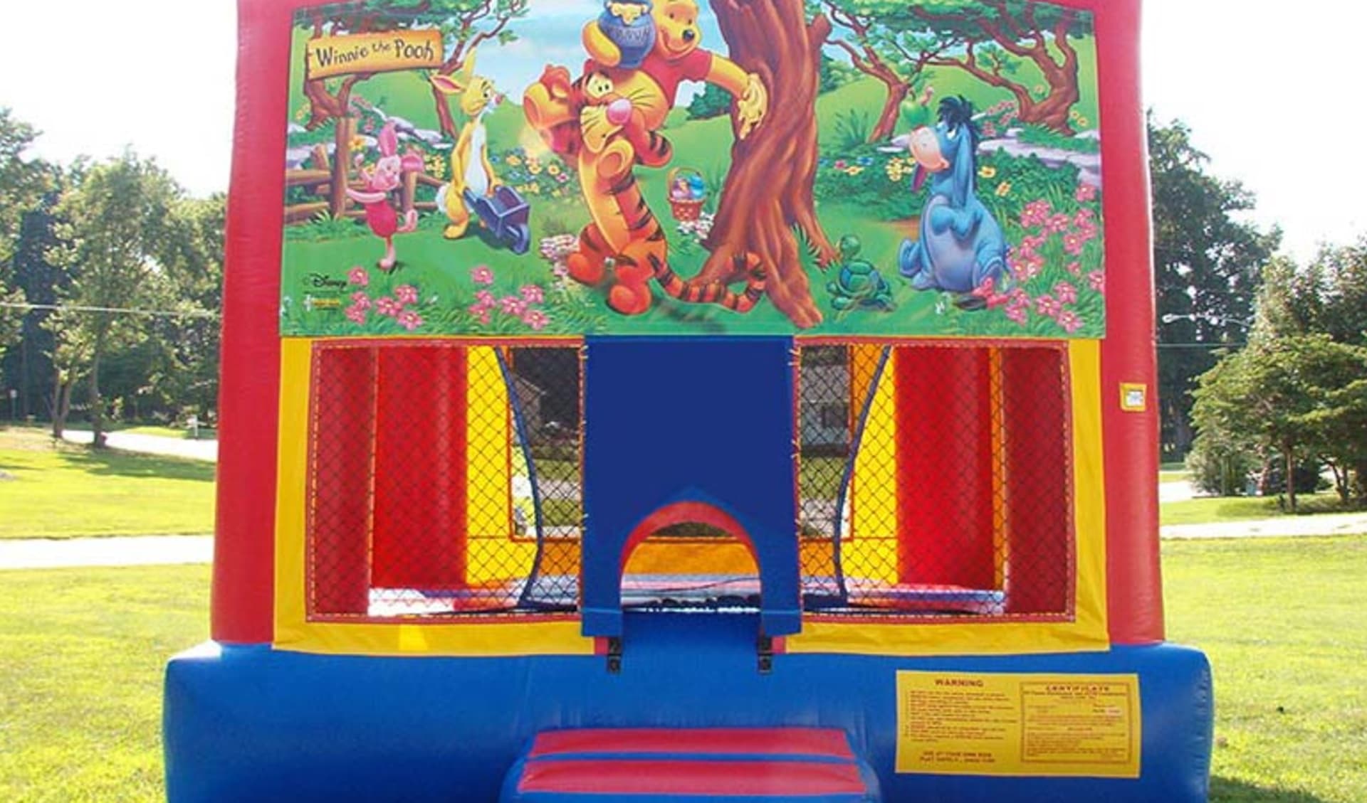 Winnie the pooh inflatable bounce house