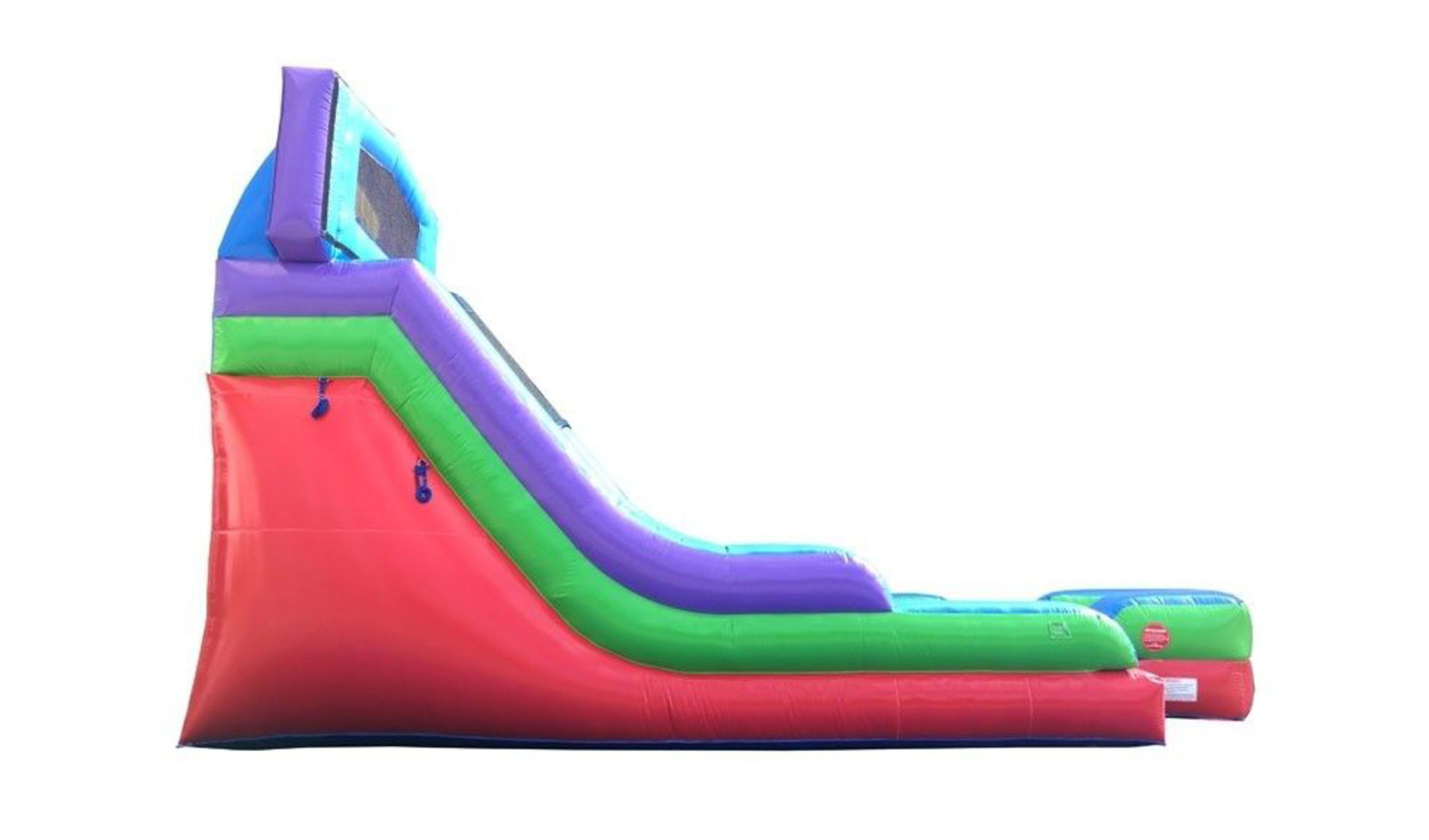 Side View 15ft Christmas Slide