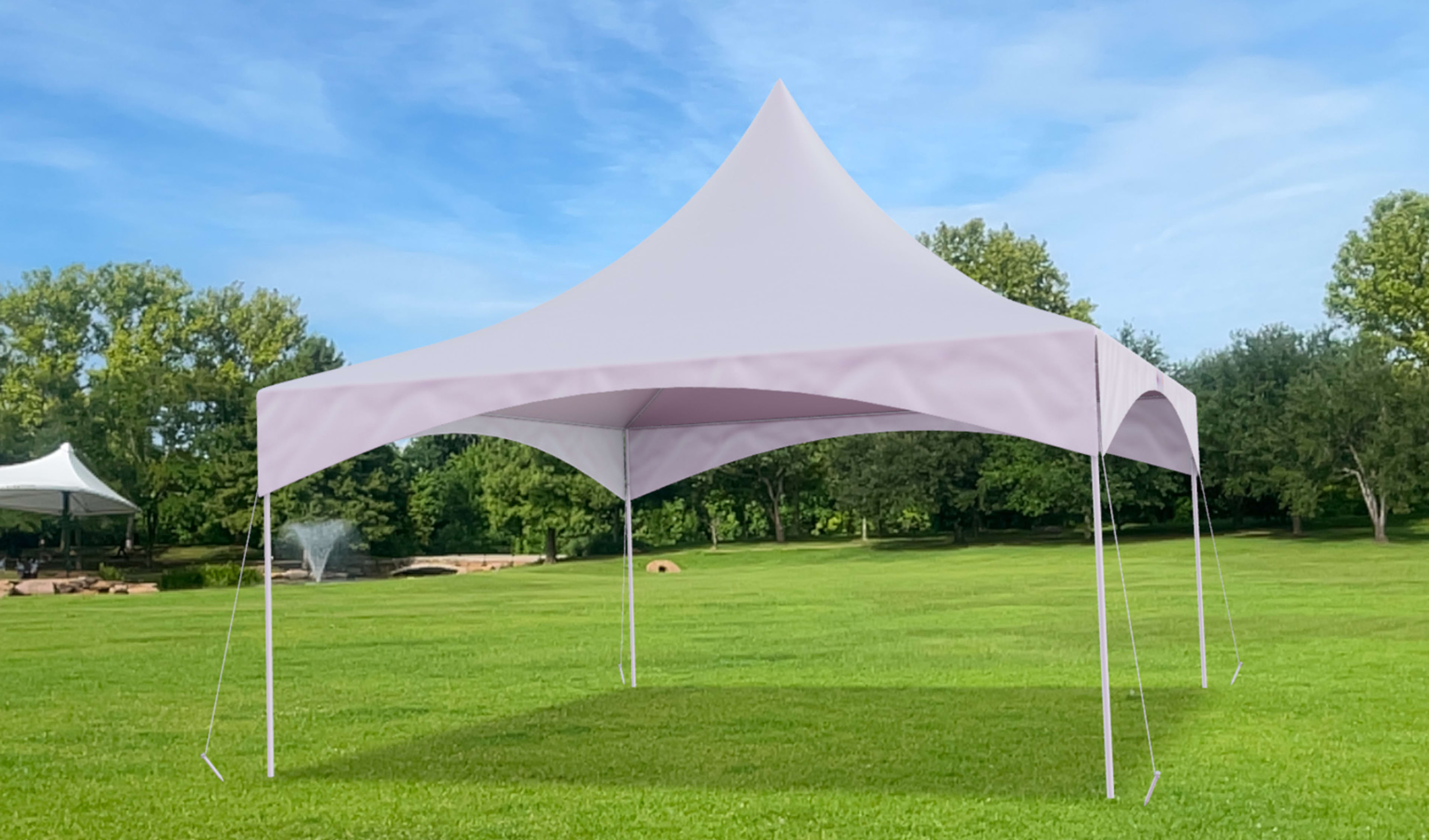 20 x 20 high peak tent rentals near me