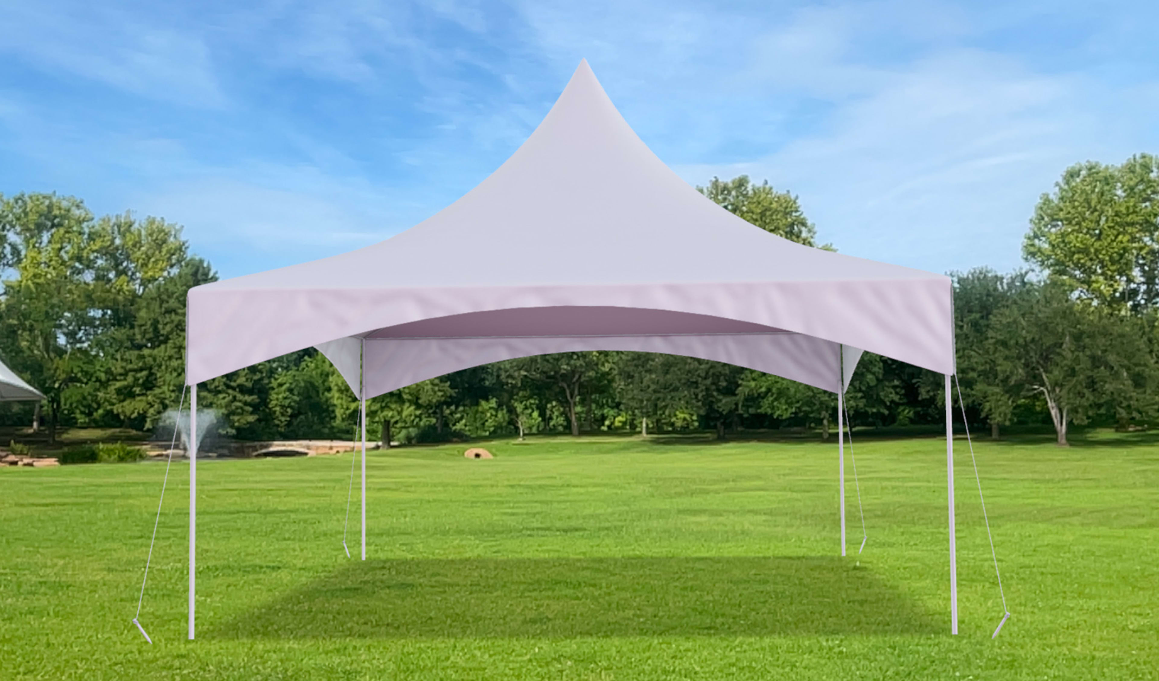 20 x 20 high peak tent rentals near me