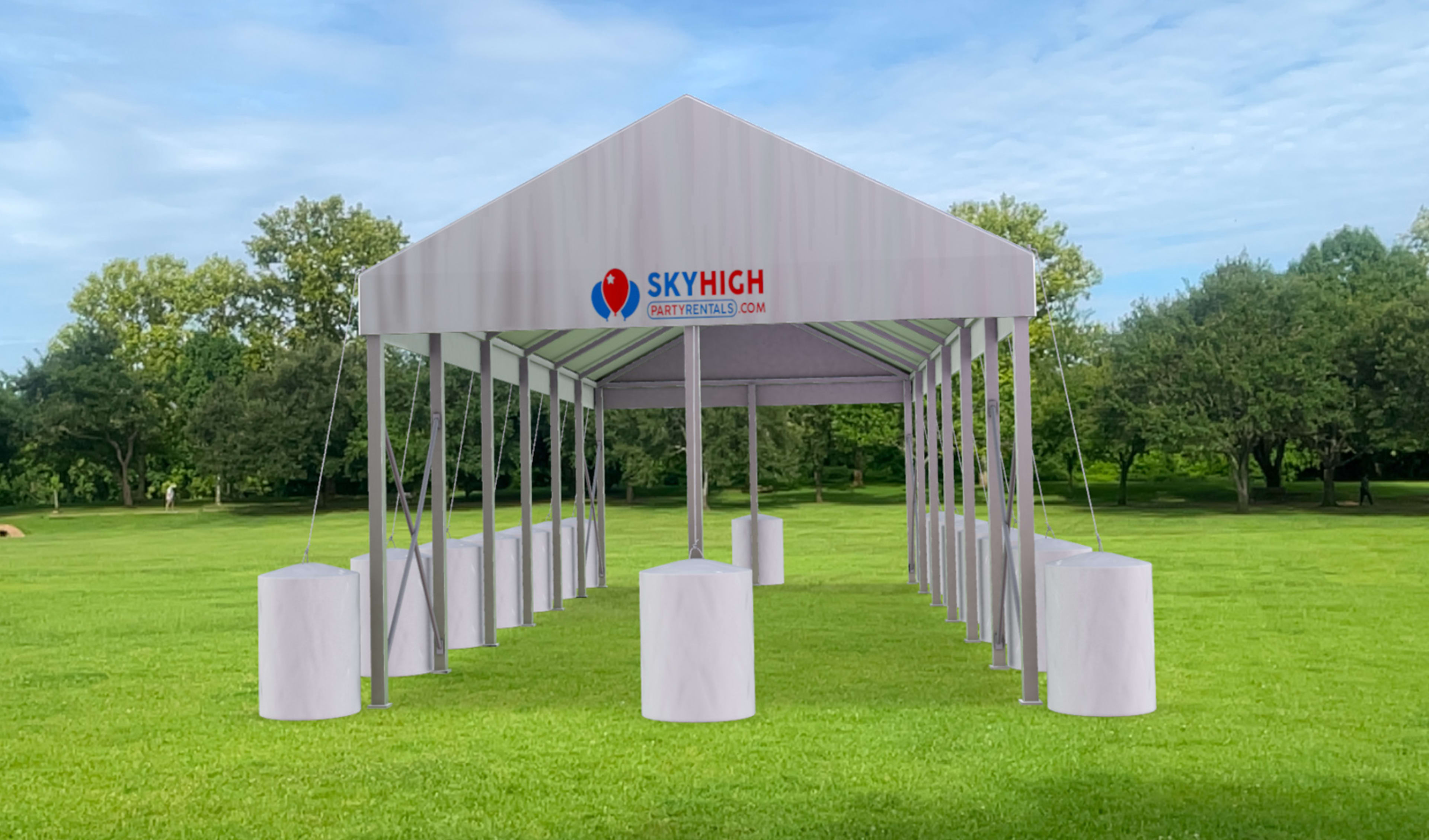 20ft x 50ft Frame Tent Rentals near me