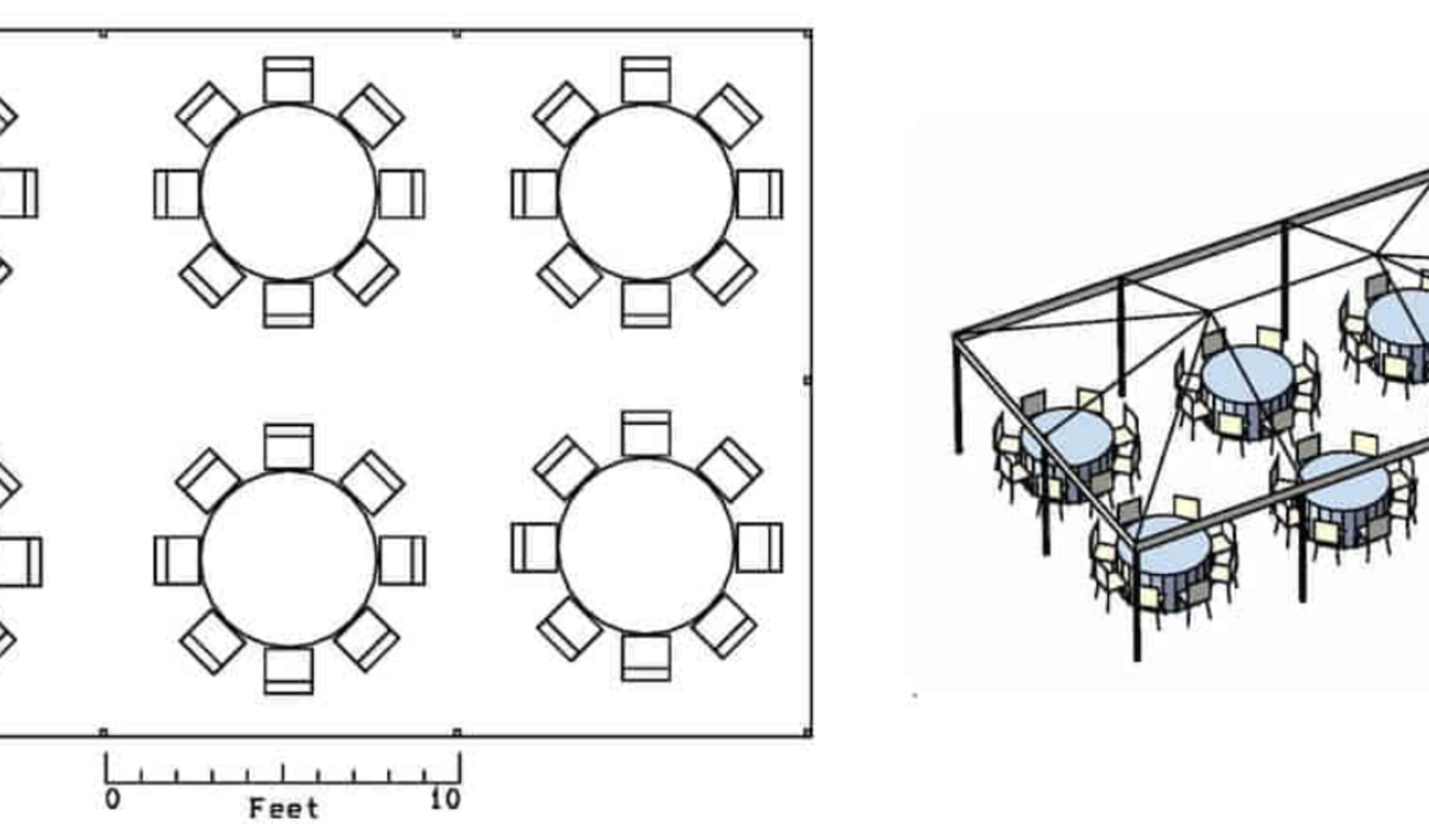 20ft x 30ft Frame layout diagram