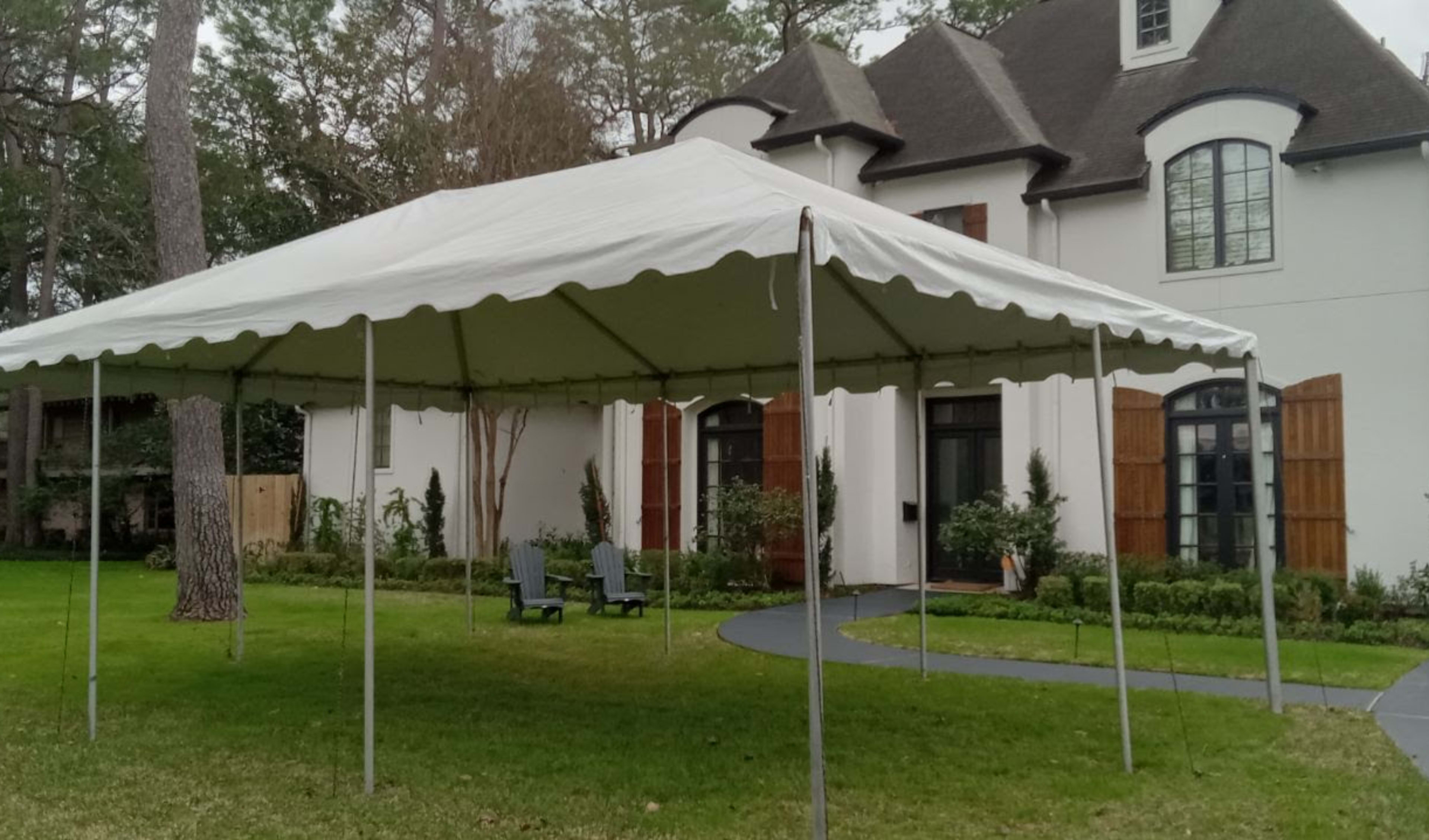 20ft x 30ft Frame Tent rentals in Houston