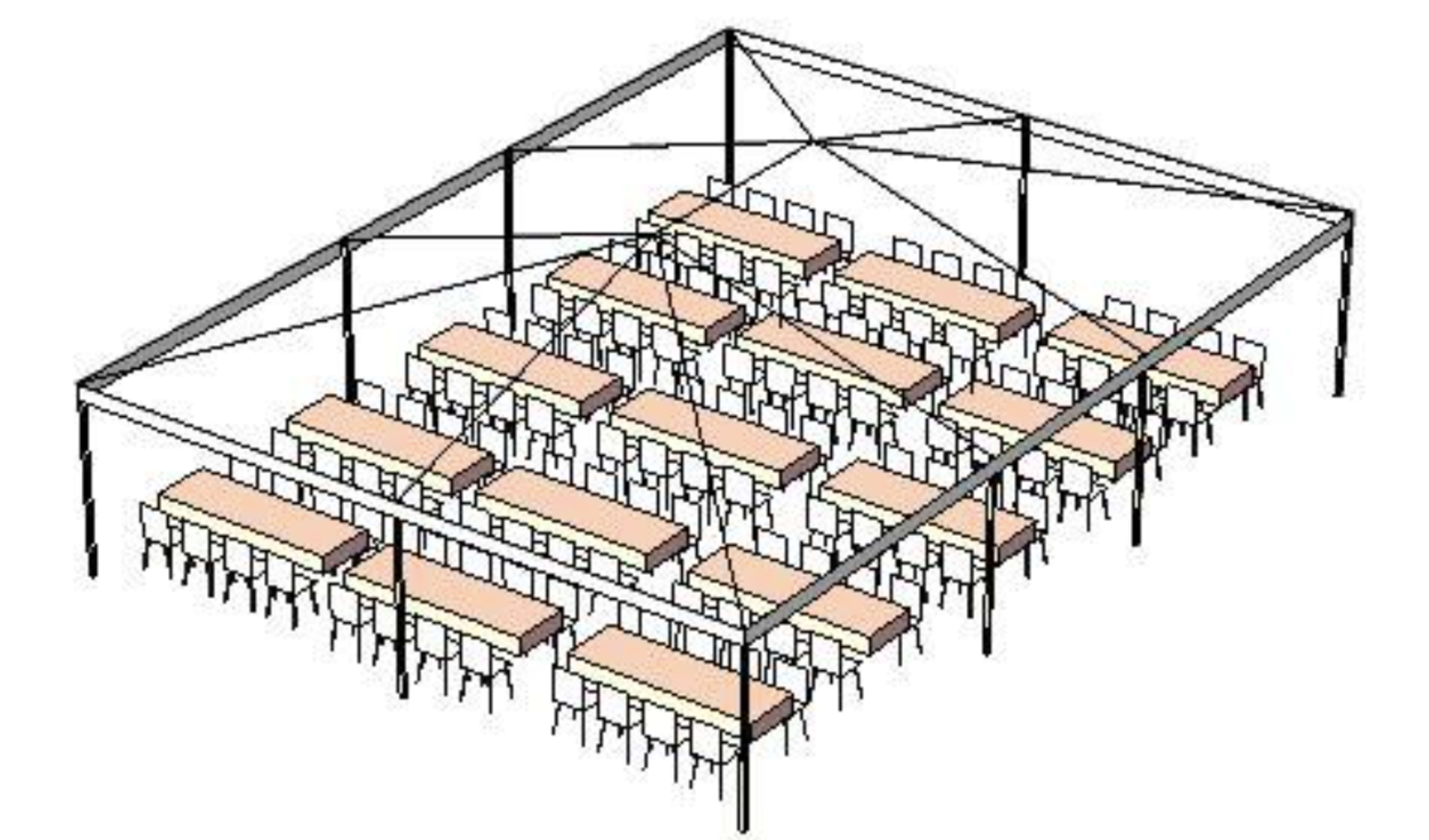 30 x 40 tent package