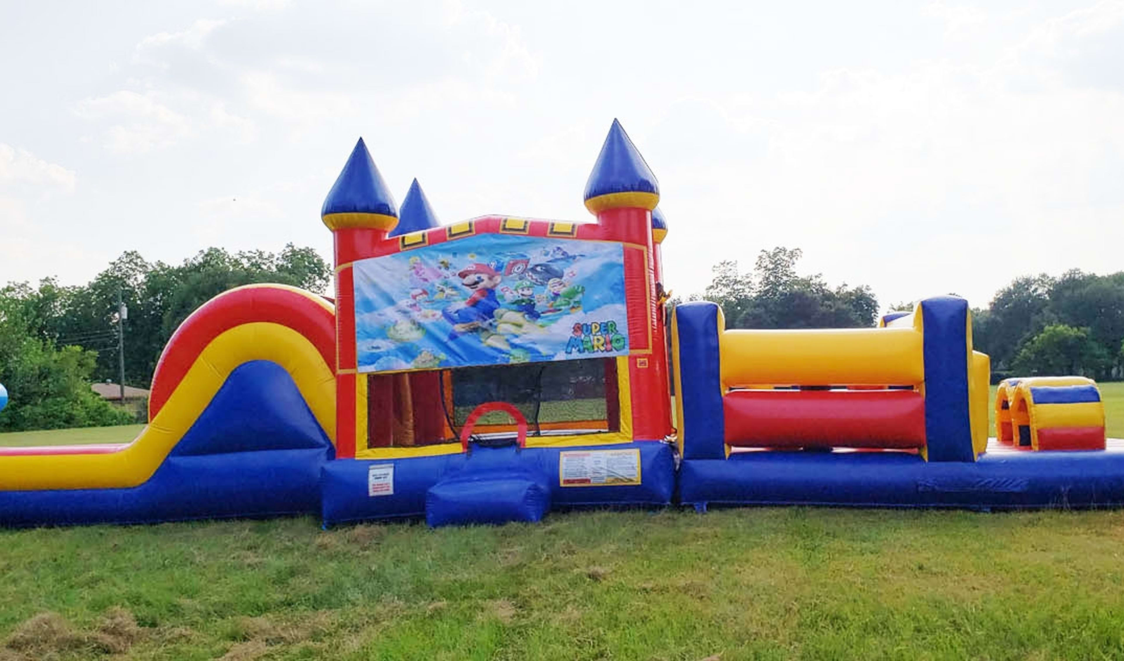 50ft Mario Obstacle Course For Hire