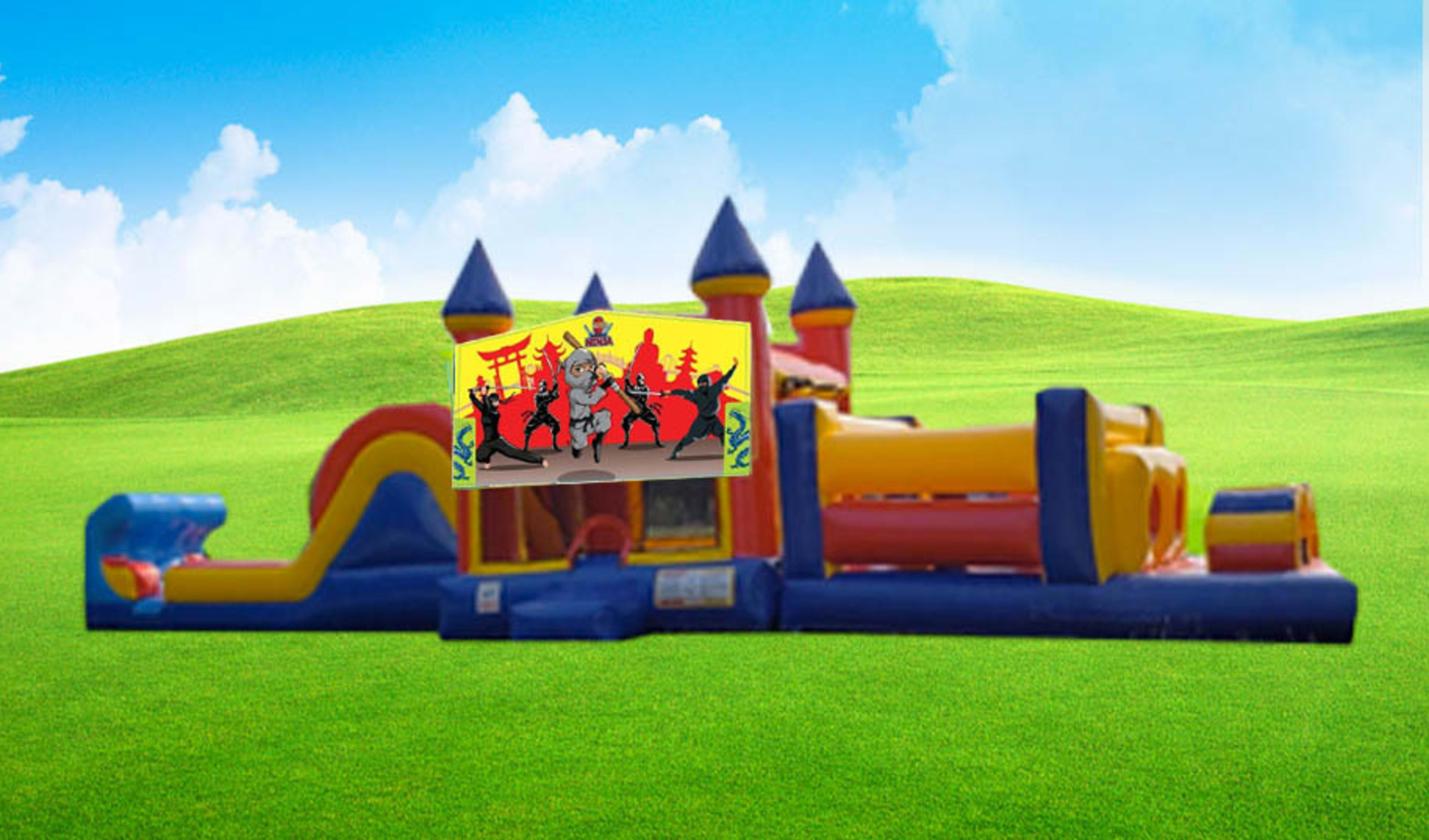 50ft Ninja Karate Obstacle Course Rentals in Houston, TX