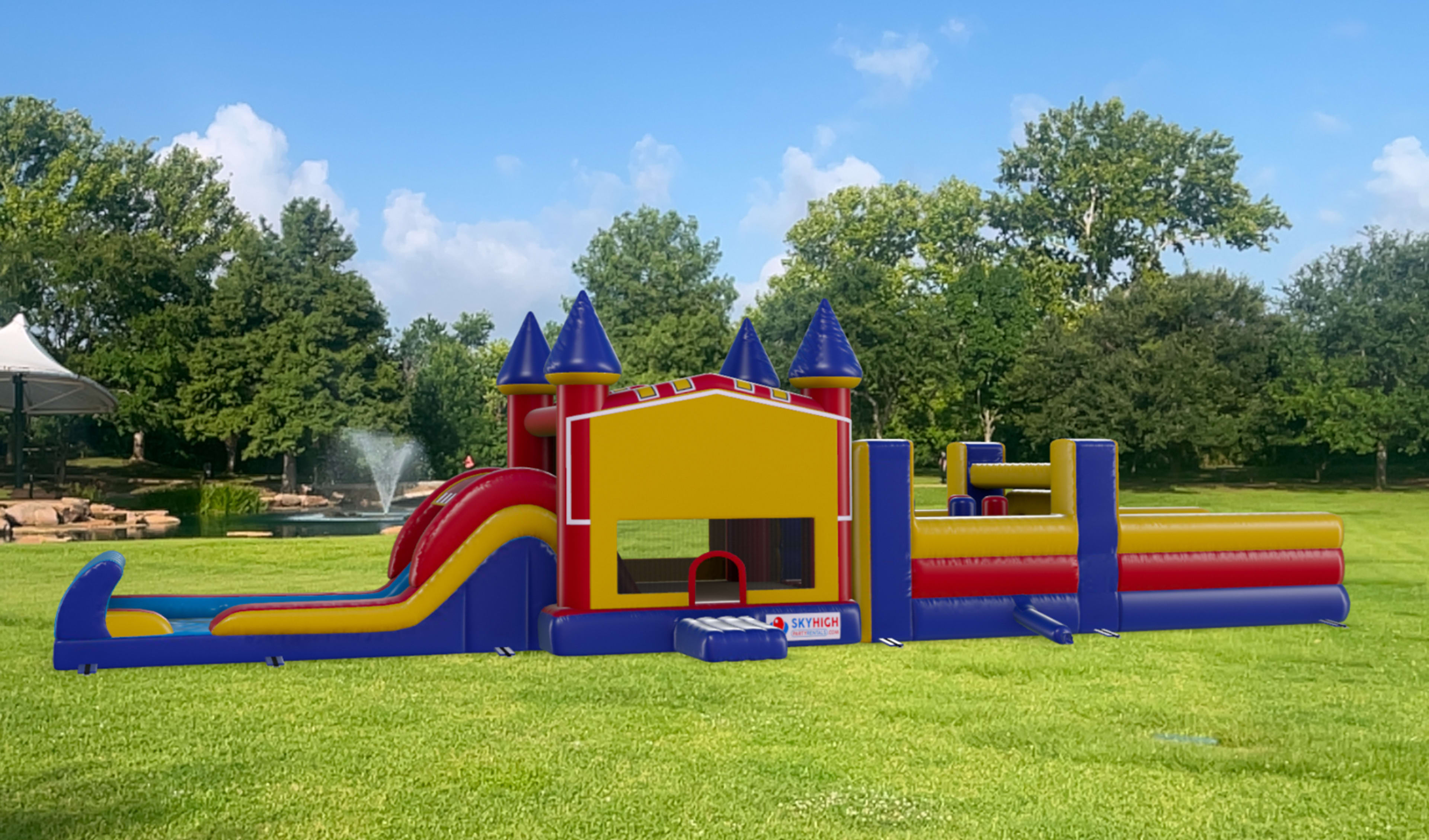 50ft Spongebob Obstacle Course Rental near me