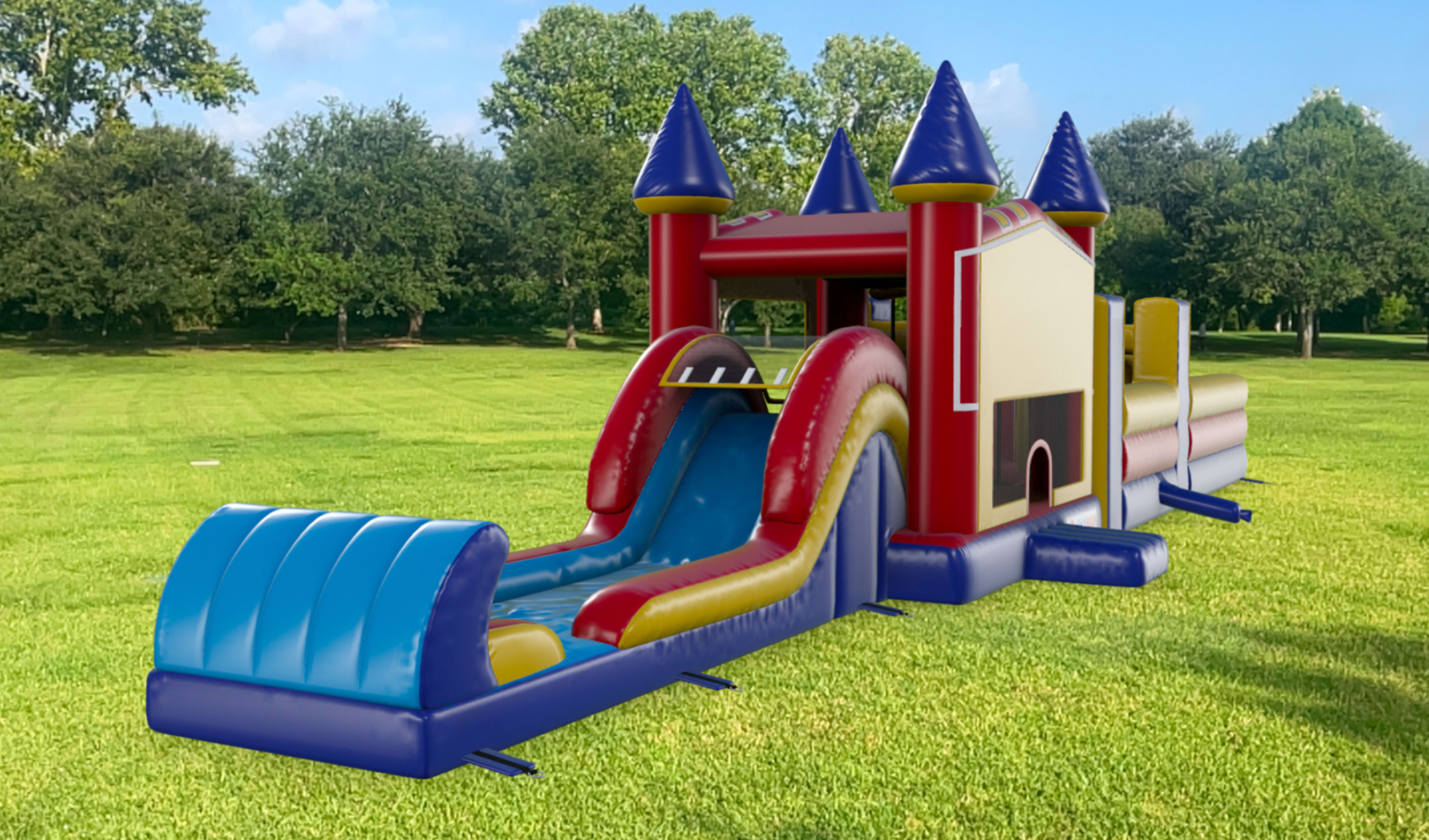 50ft Shimmer and Shine Obstacle Courses rentals texas