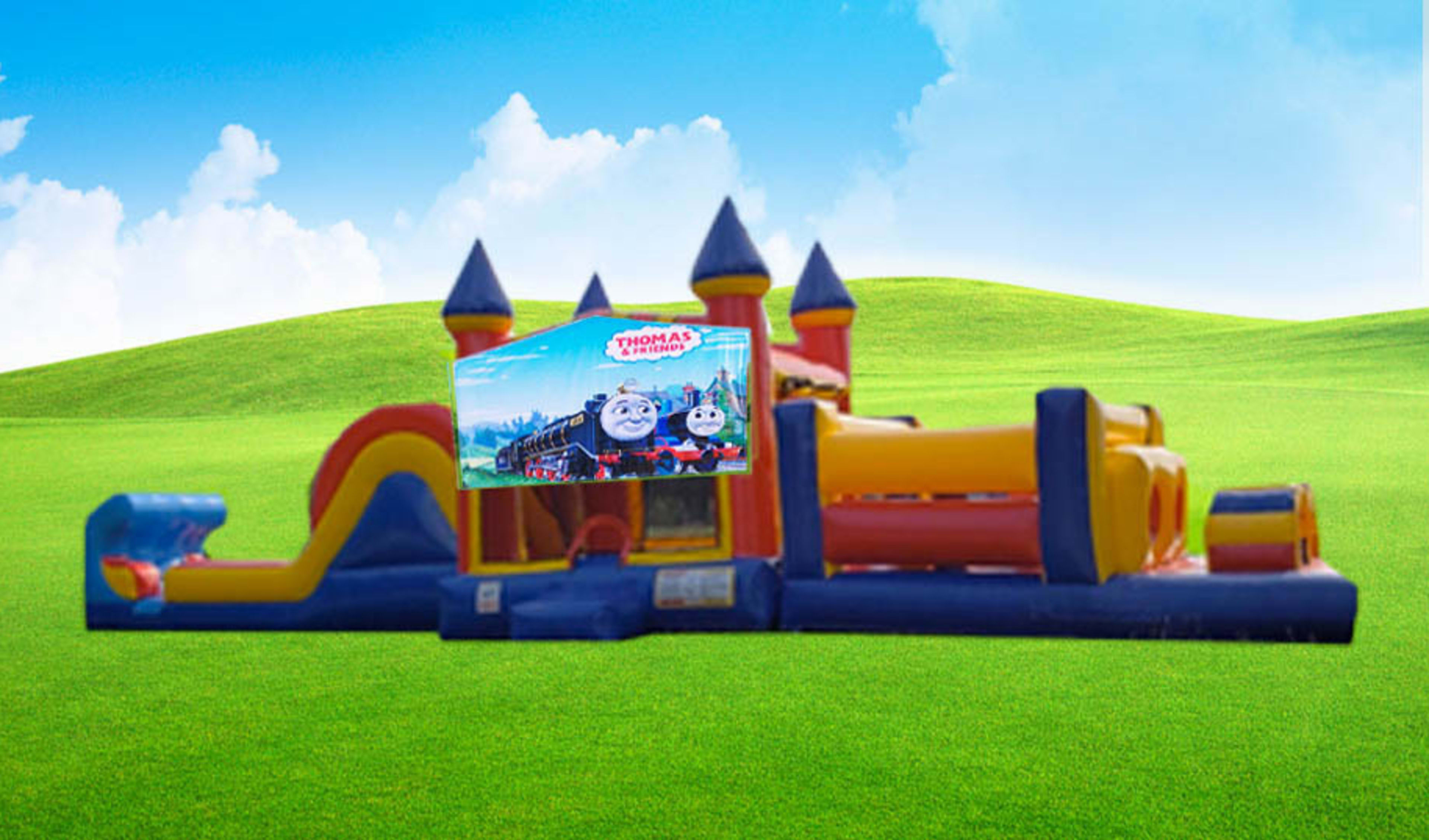 50ft Thomas the Train Obstacle Rental