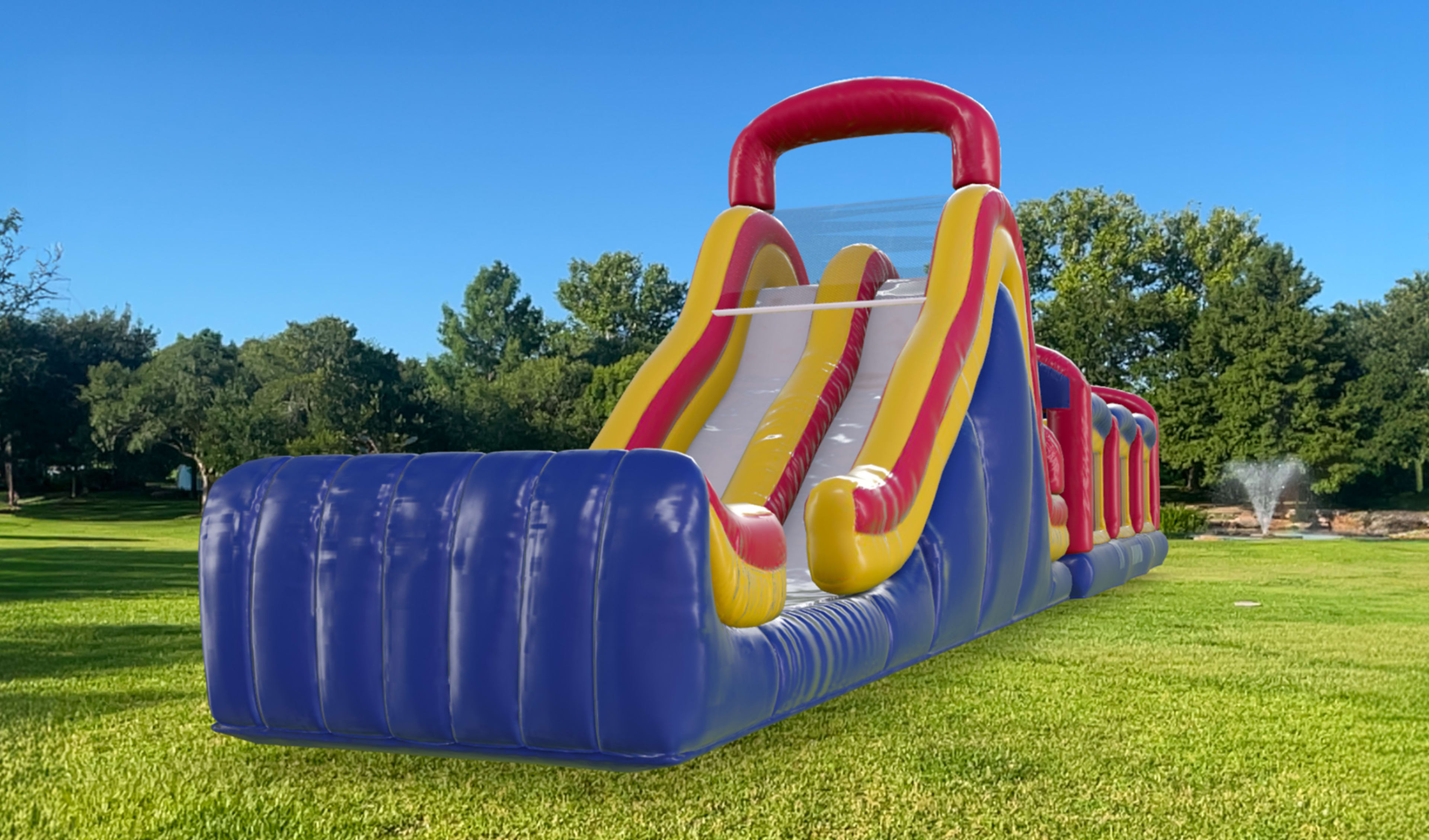 60ft Obstacle Course Bounce House Rental
