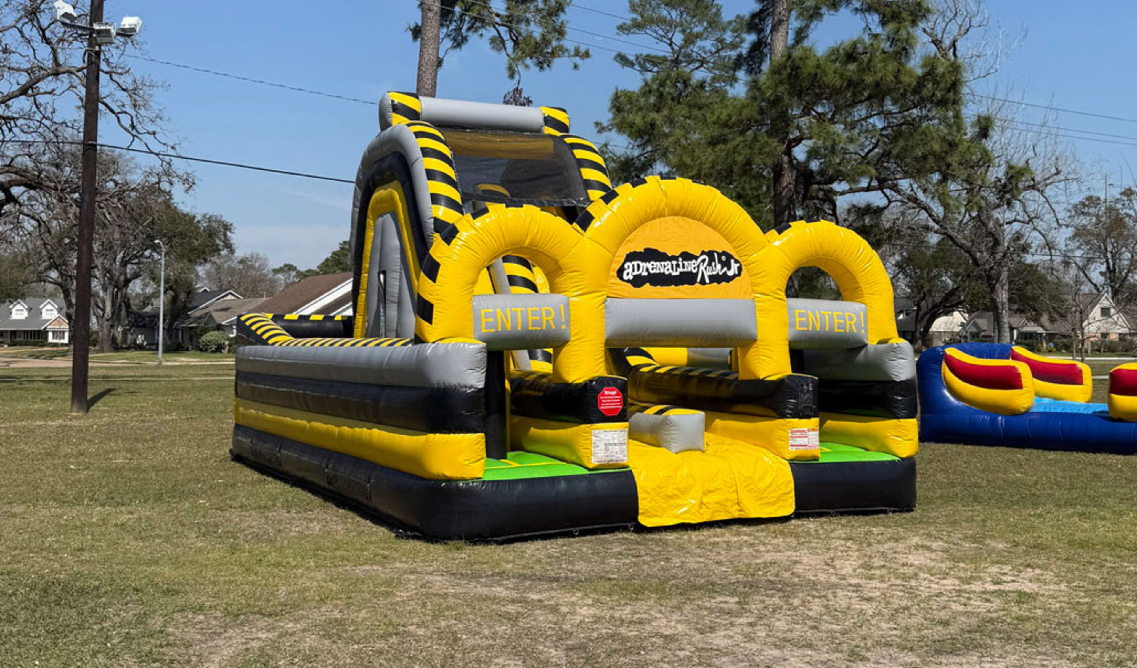 Adrenaline toxic Obstacle Course Bounce house