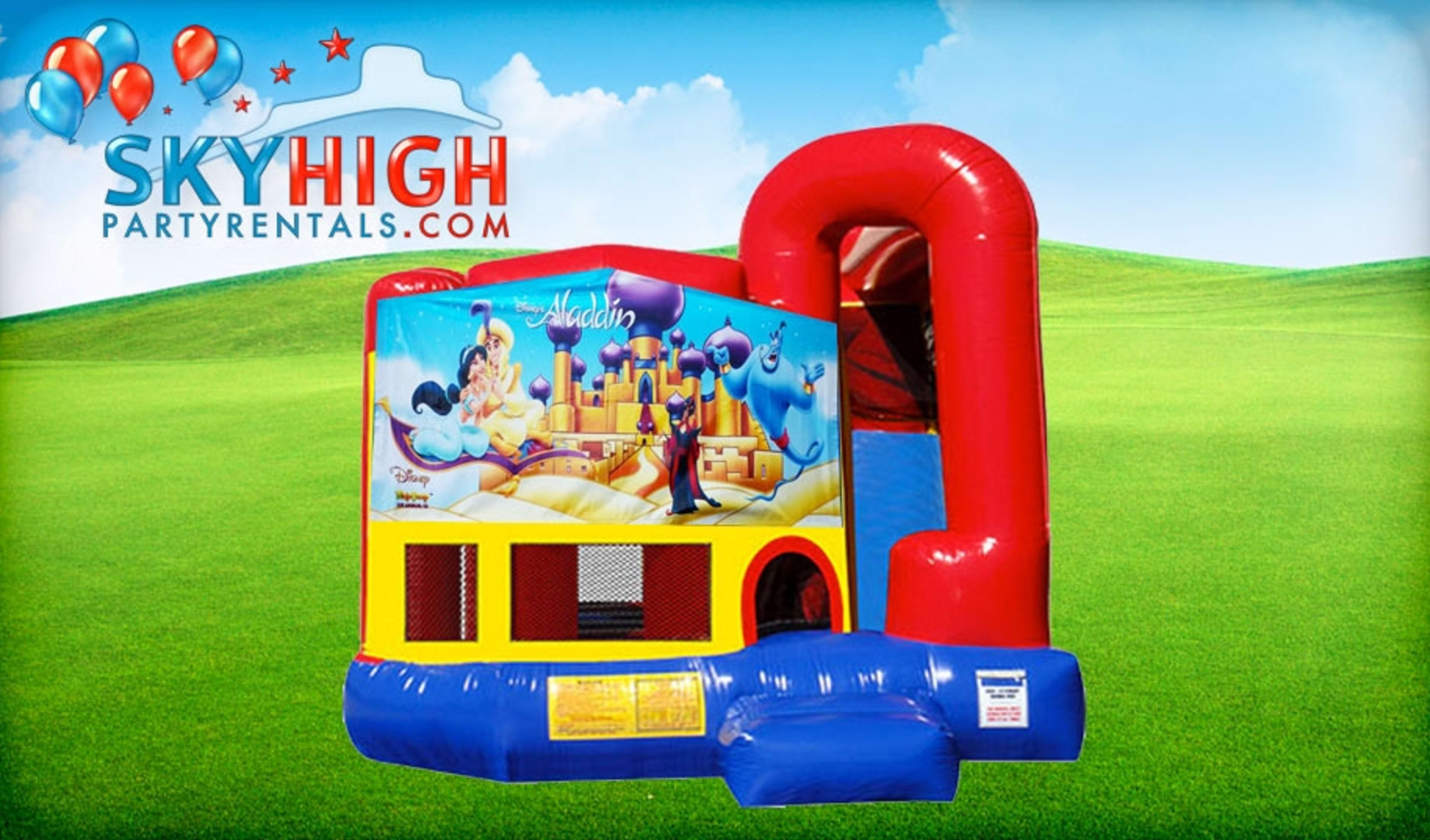 4in1 Disney Alladin Bounce House Rental