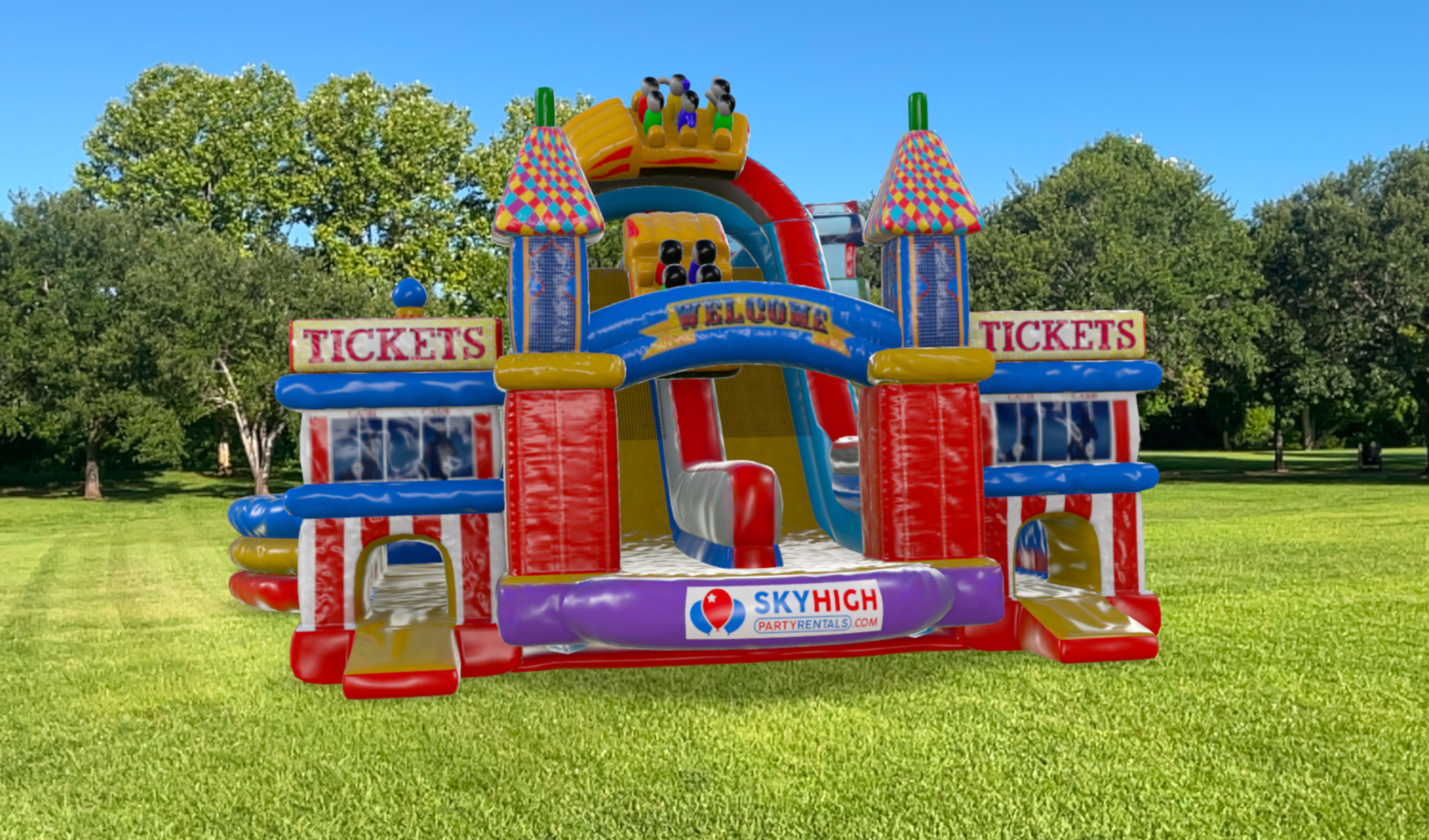 Amusement Park Obstacle Course Rentals